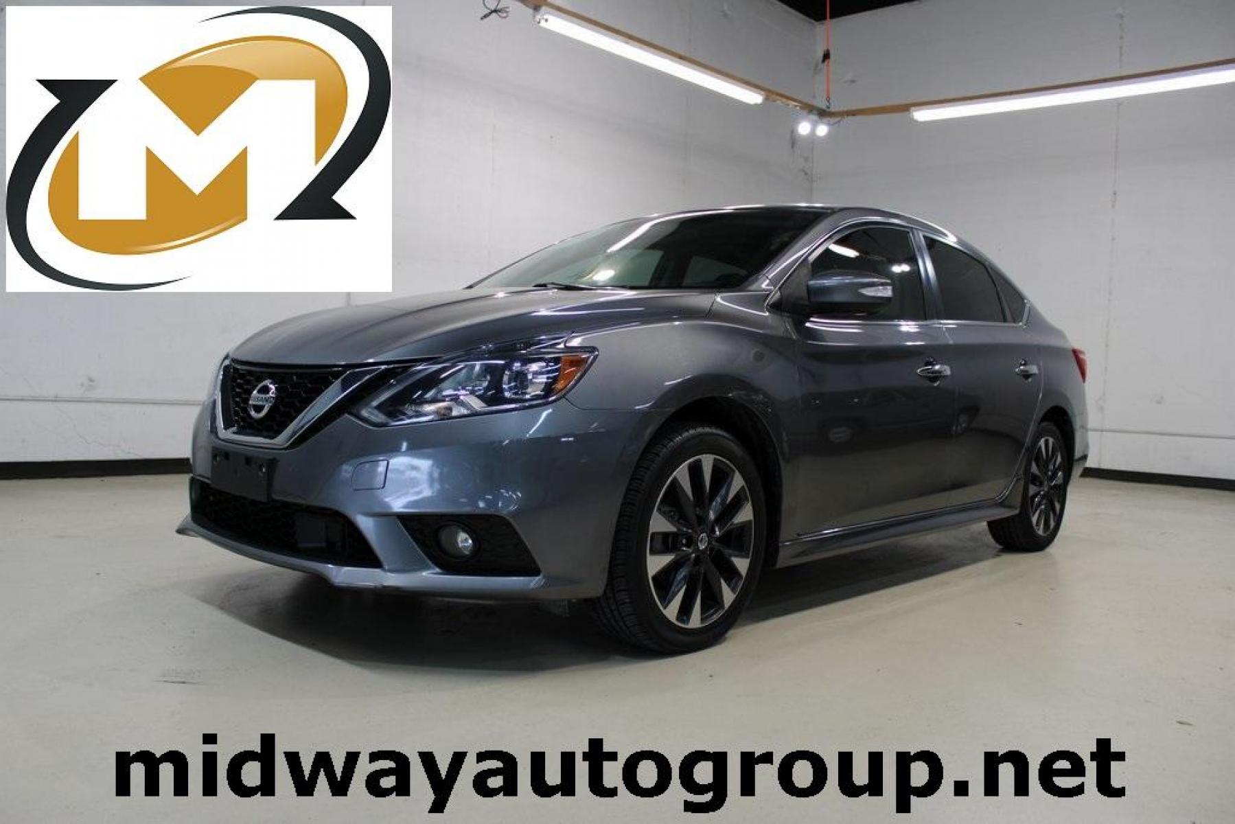 2019 Gun Metallic /Charcoal Nissan Sentra SR (3N1AB7AP0KY) with an 1.8L 4-Cylinder DOHC 16V engine, CVT transmission, located at 15300 Midway Rd., Addison, TX, 75001, (972) 702-0011, 32.958321, -96.838074 - Photo #0