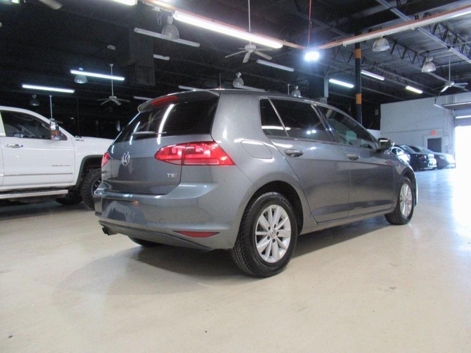 2017 Platinum Gray Metallic /Quartz Gray Volkswagen Golf TSI SE 4-Door (3VW217AU2HM) with an 1.8L I4 Turbocharged DOHC 16V SULEV II 170hp engine, Automatic transmission, located at 15300 Midway Rd., Addison, TX, 75001, (972) 702-0011, 32.958321, -96.838074 - HOME OF THE NO HAGGLE PRICE - WHOLESALE PRICES TO THE PUBLIC!! Golf TSI S 4-Door, 4D Hatchback, 1.8L I4 Turbocharged DOHC 16V SULEV II 170hp, 6-Speed Automatic with Tiptronic, FWD, Gray, Quartz Gray Cloth.<br><br>Gray 2017 Volkswagen Golf TSI S 4-Door<br><br><br>At Midway Auto Group, we strive to pr - Photo #2