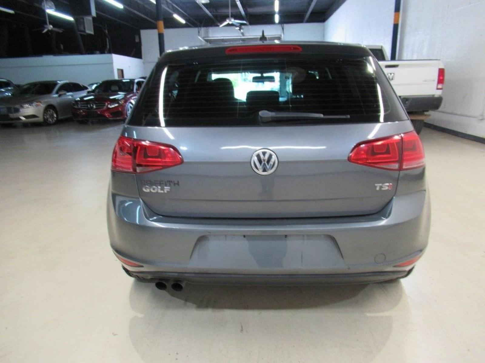 2017 Platinum Gray Metallic /Quartz Gray Volkswagen Golf TSI SE 4-Door (3VW217AU2HM) with an 1.8L I4 Turbocharged DOHC 16V SULEV II 170hp engine, Automatic transmission, located at 15300 Midway Rd., Addison, TX, 75001, (972) 702-0011, 32.958321, -96.838074 - HOME OF THE NO HAGGLE PRICE - WHOLESALE PRICES TO THE PUBLIC!! Golf TSI S 4-Door, 4D Hatchback, 1.8L I4 Turbocharged DOHC 16V SULEV II 170hp, 6-Speed Automatic with Tiptronic, FWD, Gray, Quartz Gray Cloth.<br><br>Gray 2017 Volkswagen Golf TSI S 4-Door<br><br><br>At Midway Auto Group, we strive to pr - Photo #7