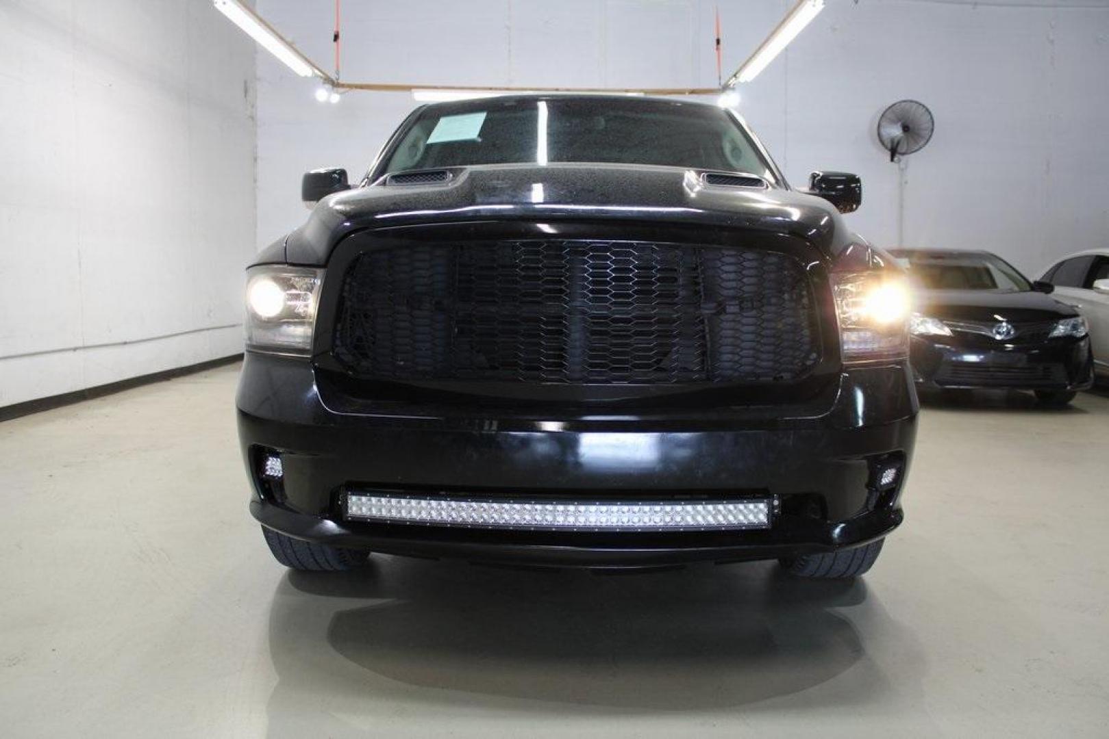 2016 Brilliant Black Crystal Pearlcoat /Black Ram 1500 Sport (1C6RR6MT5GS) with an HEMI 5.7L V8 Multi Displacement VVT engine, Automatic transmission, located at 15300 Midway Rd., Addison, TX, 75001, (972) 702-0011, 32.958321, -96.838074 - Photo#2