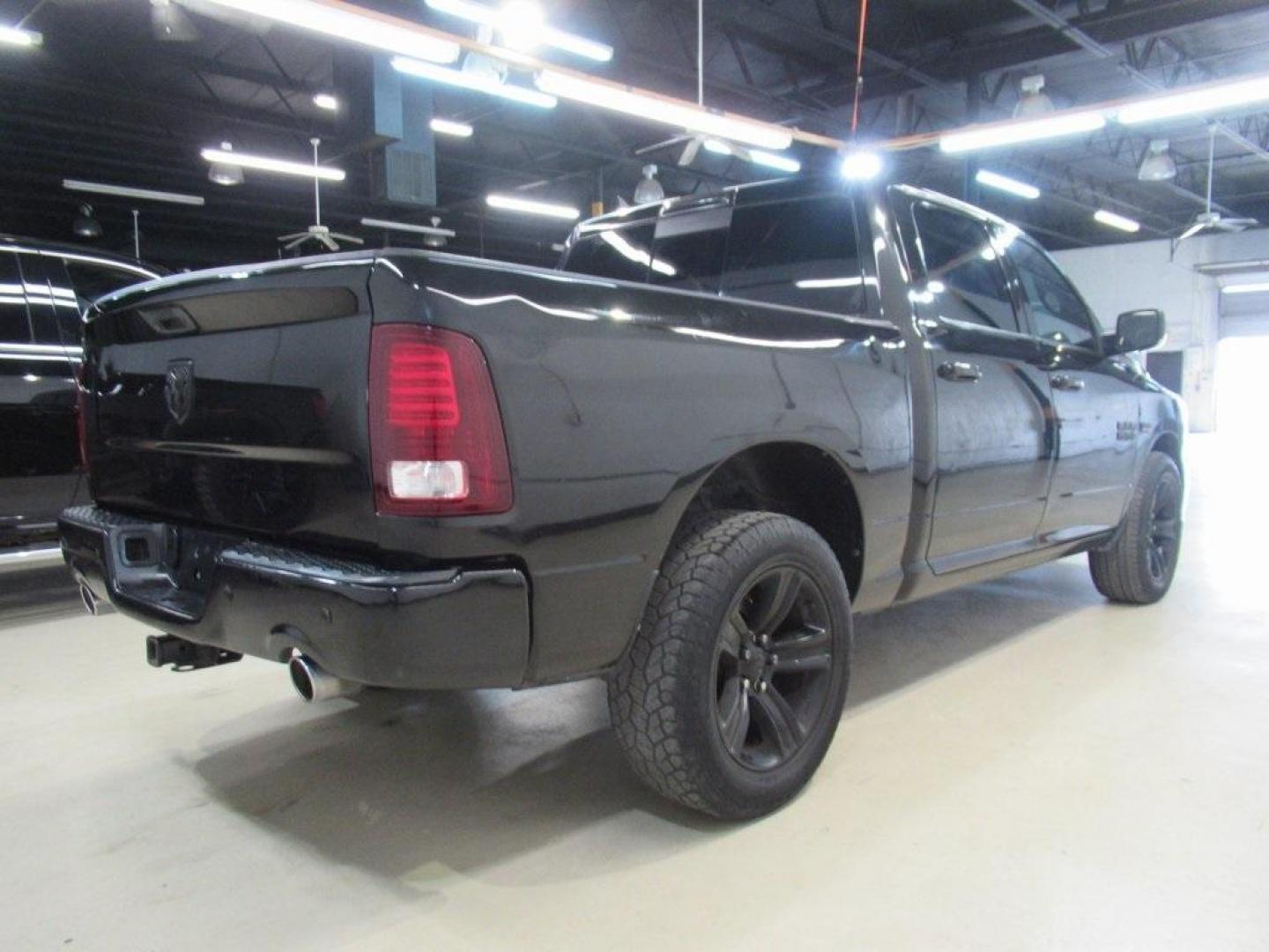 2016 Brilliant Black Crystal Pearlcoat /Black Ram 1500 Sport (1C6RR6MT5GS) with an HEMI 5.7L V8 Multi Displacement VVT engine, Automatic transmission, located at 15300 Midway Rd., Addison, TX, 75001, (972) 702-0011, 32.958321, -96.838074 - Photo#3