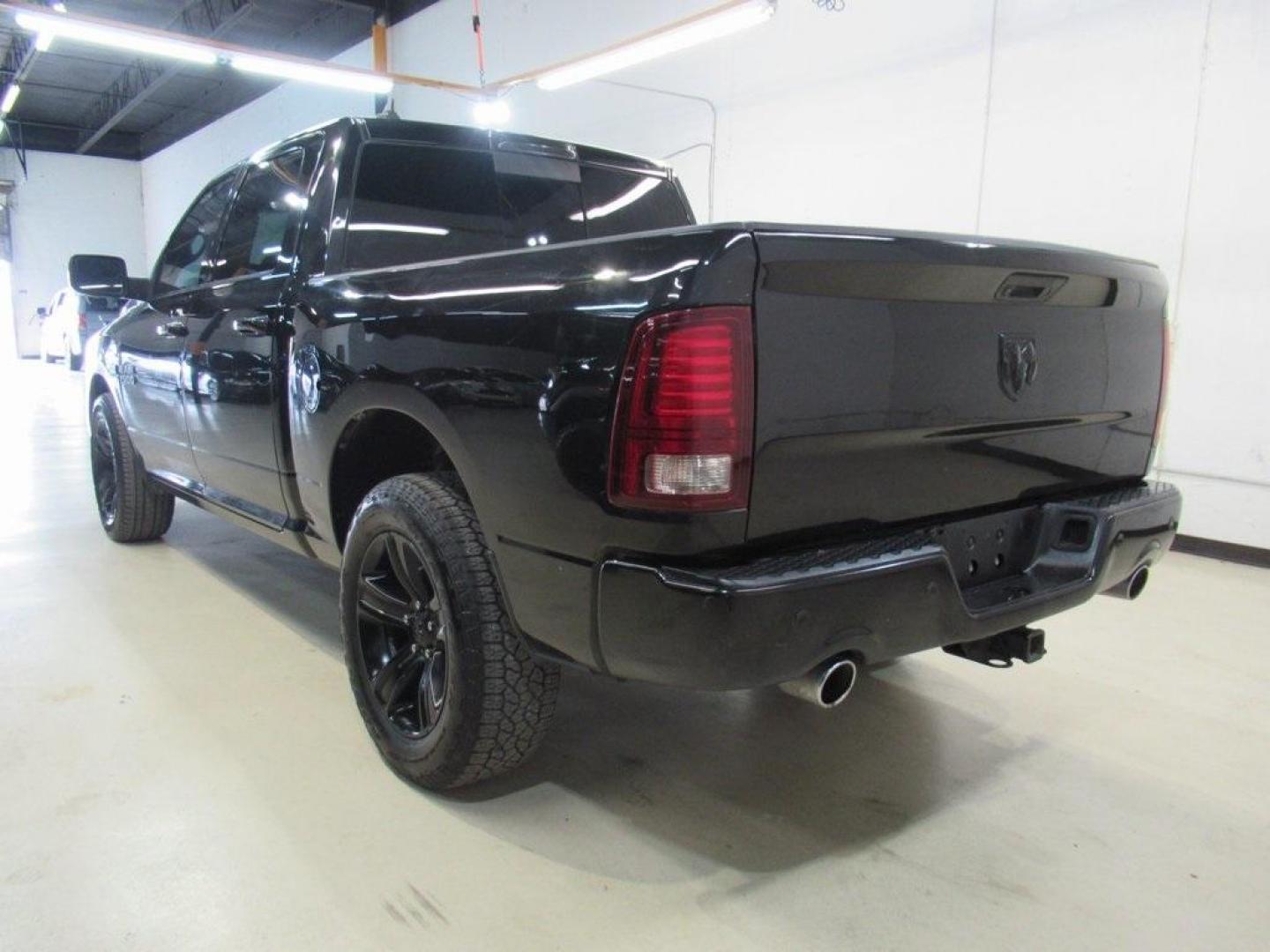 2016 Brilliant Black Crystal Pearlcoat /Black Ram 1500 Sport (1C6RR6MT5GS) with an HEMI 5.7L V8 Multi Displacement VVT engine, Automatic transmission, located at 15300 Midway Rd., Addison, TX, 75001, (972) 702-0011, 32.958321, -96.838074 - Photo#4