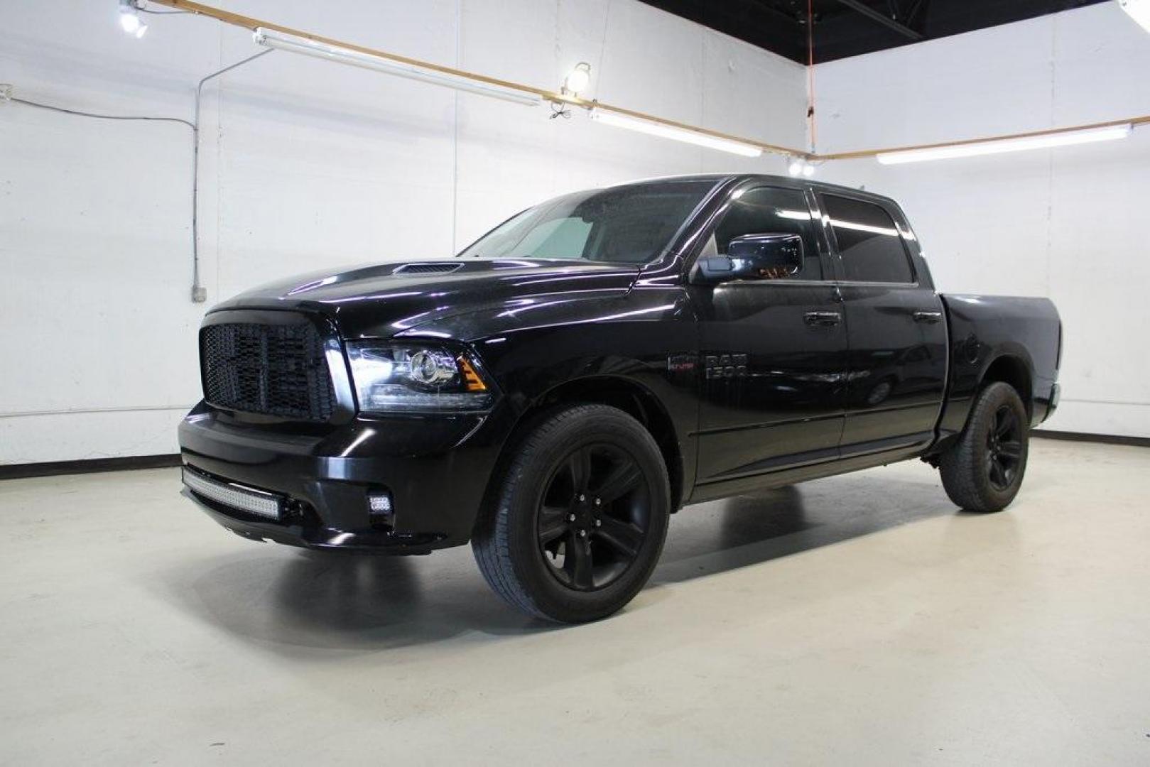 2016 Brilliant Black Crystal Pearlcoat /Black Ram 1500 Sport (1C6RR6MT5GS) with an HEMI 5.7L V8 Multi Displacement VVT engine, Automatic transmission, located at 15300 Midway Rd., Addison, TX, 75001, (972) 702-0011, 32.958321, -96.838074 - Photo#5