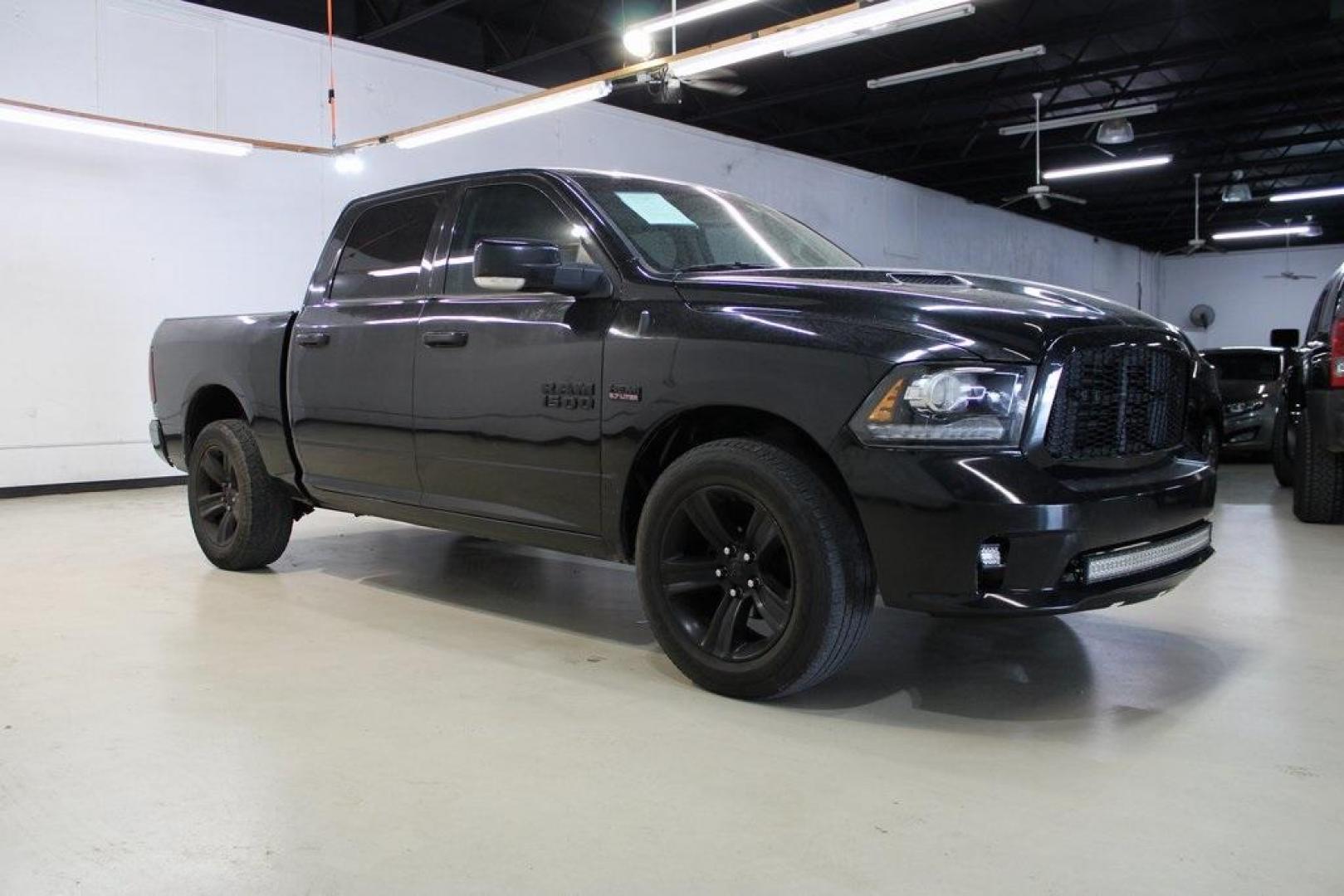 2016 Brilliant Black Crystal Pearlcoat /Black Ram 1500 Sport (1C6RR6MT5GS) with an HEMI 5.7L V8 Multi Displacement VVT engine, Automatic transmission, located at 15300 Midway Rd., Addison, TX, 75001, (972) 702-0011, 32.958321, -96.838074 - Photo#6