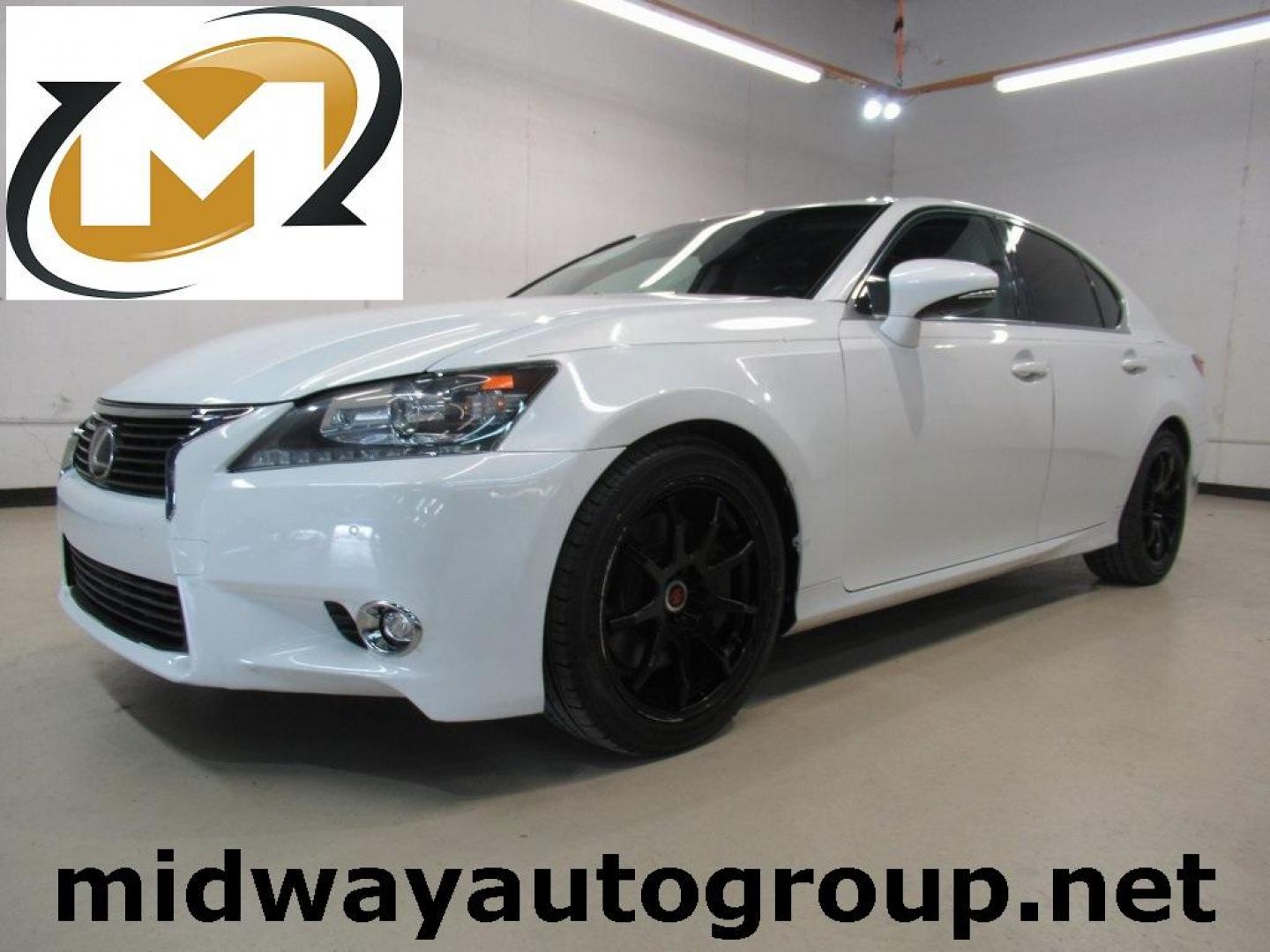 2014 White /Black Lexus GS 350 (JTHBE1BL0E5) with an 3.5L V6 DOHC 24V engine, Automatic transmission, located at 15300 Midway Rd., Addison, TX, 75001, (972) 702-0011, 32.958321, -96.838074 - HOME OF THE NO HAGGLE PRICE - WHOLESALE PRICES TO THE PUBLIC!! GS 350, 4D Sedan, 3.5L V6 DOHC 24V, 8-Speed Automatic with Sequential Shift, RWD, White, Black Leather.<br><br>White 2014 Lexus GS 350<br><br>19/29 City/Highway MPG<br><br>Awards:<br> * JD Power Vehicle Dependability Study (VDS) * JD - Photo#0