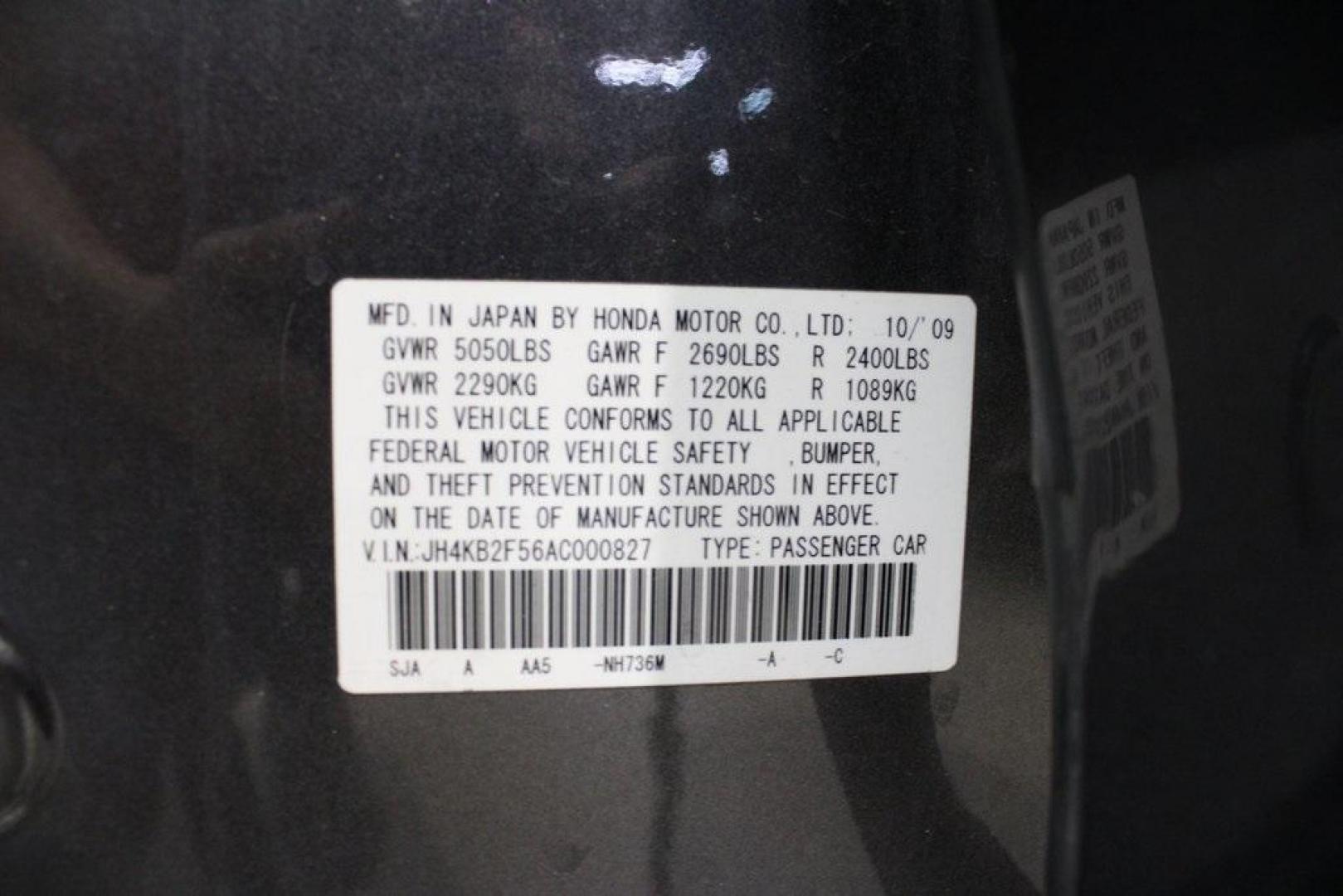 2010 Gray /Ebony Acura RL 3.7 (JH4KB2F56AC) with an 3.7L V6 SOHC VTEC engine, Automatic transmission, located at 15300 Midway Rd., Addison, TX, 75001, (972) 702-0011, 32.958321, -96.838074 - HOME OF THE NO HAGGLE PRICE - WHOLESALE PRICES TO THE PUBLIC!! RL 3.7 SH-AWD, 4D Sedan, 3.7L V6 SOHC VTEC, 5-Speed Automatic with Overdrive, AWD, Gray, Ebony Leather.<br><br>Gray 2010 Acura RL 3.7<br><br><br>At Midway Auto Group, we strive to provide you with the best quality vehicles for the lowest - Photo#24