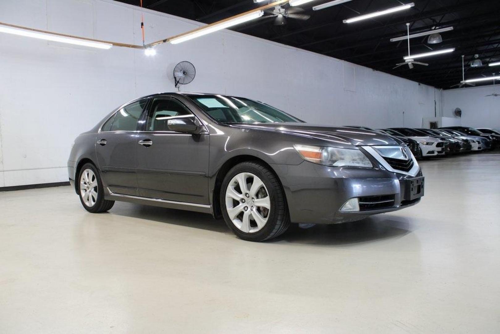 2010 Gray /Ebony Acura RL 3.7 (JH4KB2F56AC) with an 3.7L V6 SOHC VTEC engine, Automatic transmission, located at 15300 Midway Rd., Addison, TX, 75001, (972) 702-0011, 32.958321, -96.838074 - HOME OF THE NO HAGGLE PRICE - WHOLESALE PRICES TO THE PUBLIC!! RL 3.7 SH-AWD, 4D Sedan, 3.7L V6 SOHC VTEC, 5-Speed Automatic with Overdrive, AWD, Gray, Ebony Leather.<br><br>Gray 2010 Acura RL 3.7<br><br><br>At Midway Auto Group, we strive to provide you with the best quality vehicles for the lowest - Photo#3