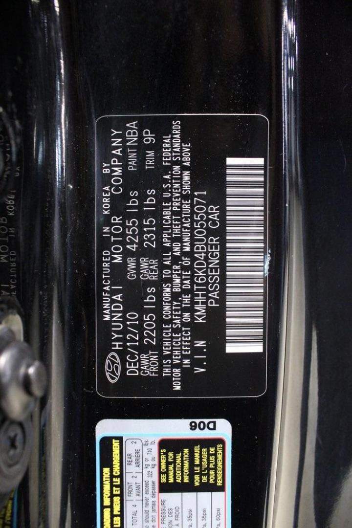 2011 Bathurst Black Pearl /Black Hyundai Genesis Coupe 2.0T (KMHHT6KD4BU) with an 2.0L 4-Cylinder DOHC 16V Dual CVVT engine, Automatic transmission, located at 15300 Midway Rd., Addison, TX, 75001, (972) 702-0011, 32.958321, -96.838074 - HOME OF THE NO HAGGLE PRICE - WHOLESALE PRICES TO THE PUBLIC!! Genesis Coupe 2.0T, 2D Coupe, 2.0L 4-Cylinder DOHC 16V Dual CVVT, 5-Speed Automatic with Shiftronic, RWD, Bathurst Black Pearl, Black Cloth.<br><br>Bathurst Black Pearl 2011 Hyundai Genesis Coupe 2.0T<br><br>20/30 City/Highway MPG<br><br - Photo#25