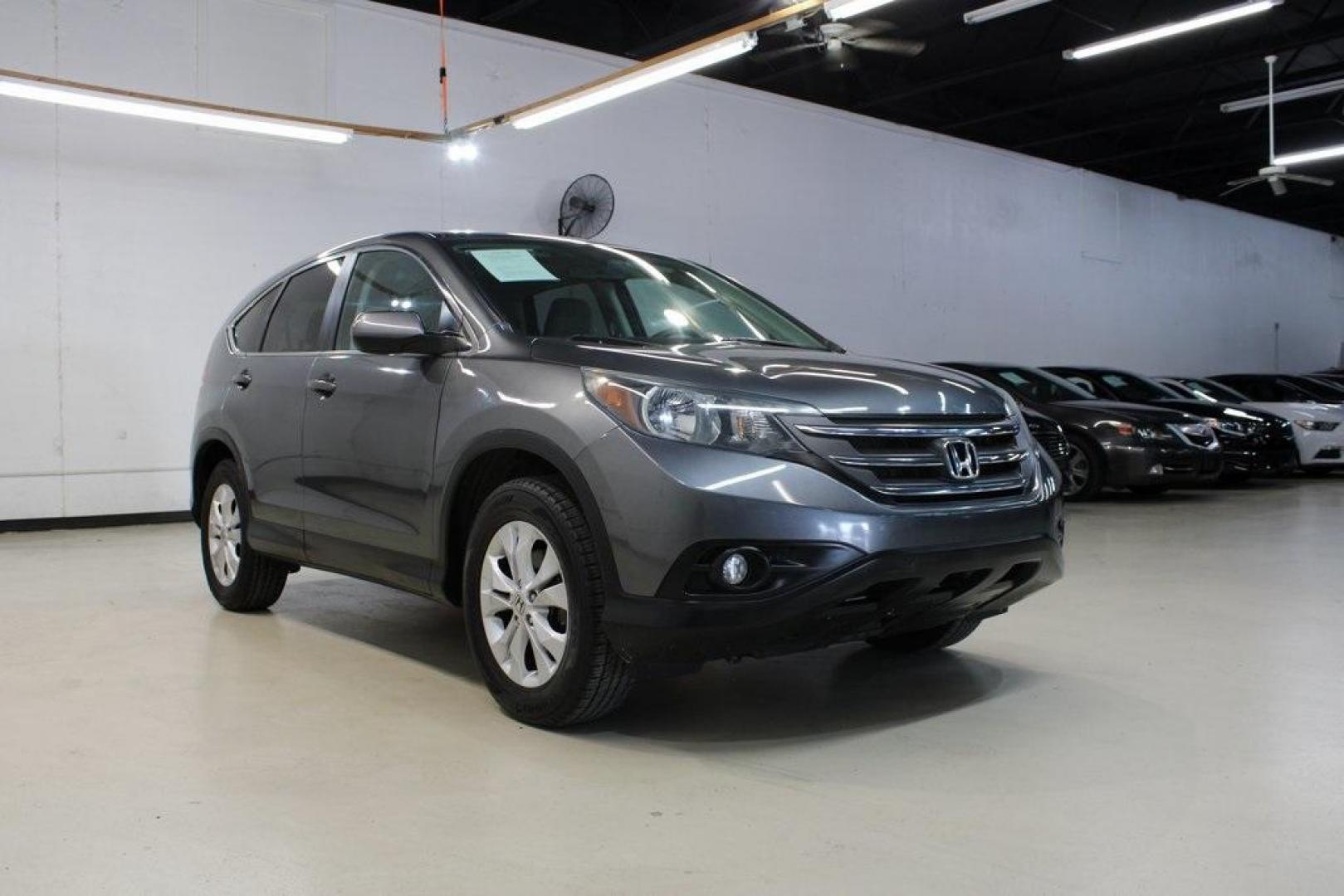 2014 Gray /Gray Honda CR-V EX (3CZRM3H59EG) with an 2.4L I4 DOHC 16V i-VTEC engine, Automatic transmission, located at 15300 Midway Rd., Addison, TX, 75001, (972) 702-0011, 32.958321, -96.838074 - HOME OF THE NO HAGGLE PRICE - WHOLESALE PRICES TO THE PUBLIC!! CR-V EX, 4D Sport Utility, 2.4L I4 DOHC 16V i-VTEC, 5-Speed Automatic, FWD, Gray, Gray Cloth.<br><br>Gray 2014 Honda CR-V EX<br><br>Recent Arrival! 23/31 City/Highway MPG<br><br>Awards:<br> * 2014 KBB.com Brand Image Awards<br>Kelley Bl - Photo#1