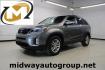 2014 Titanium Silver /Gray Kia Sorento LX (5XYKT3A67EG) with an 2.4L I4 DGI DOHC Dual CVVT engine, Automatic transmission, located at 15300 Midway Rd., Addison, TX, 75001, (972) 702-0011, 32.958321, -96.838074 - Photo#0