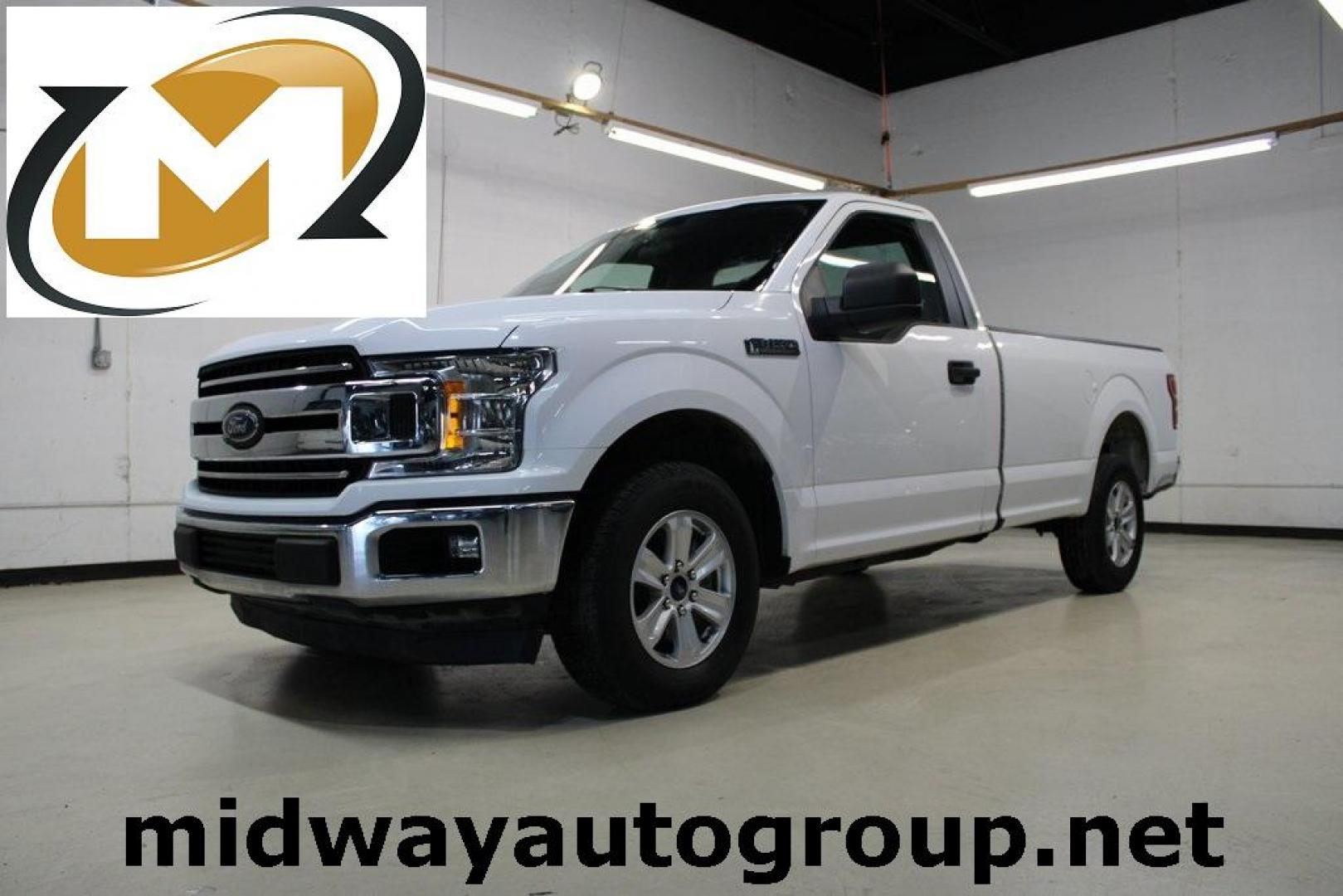 2019 Oxford White Ford F-150 XL (1FTMF1C59KK) with an 5.0L V8 engine, Automatic transmission, located at 15300 Midway Rd., Addison, TX, 75001, (972) 702-0011, 32.958321, -96.838074 - HOME OF THE NO HAGGLE PRICE - WHOLESALE PRICES TO THE PUBLIC!! F-150 XL, 2D Standard Cab, 5.0L V8, 10-Speed Automatic, RWD, White, Cloth.<br><br>White 2019 Ford F-150 XL<br><br><br>At Midway Auto Group, we strive to provide you with the best quality vehicles for the lowest possible price, and this 2 - Photo#0