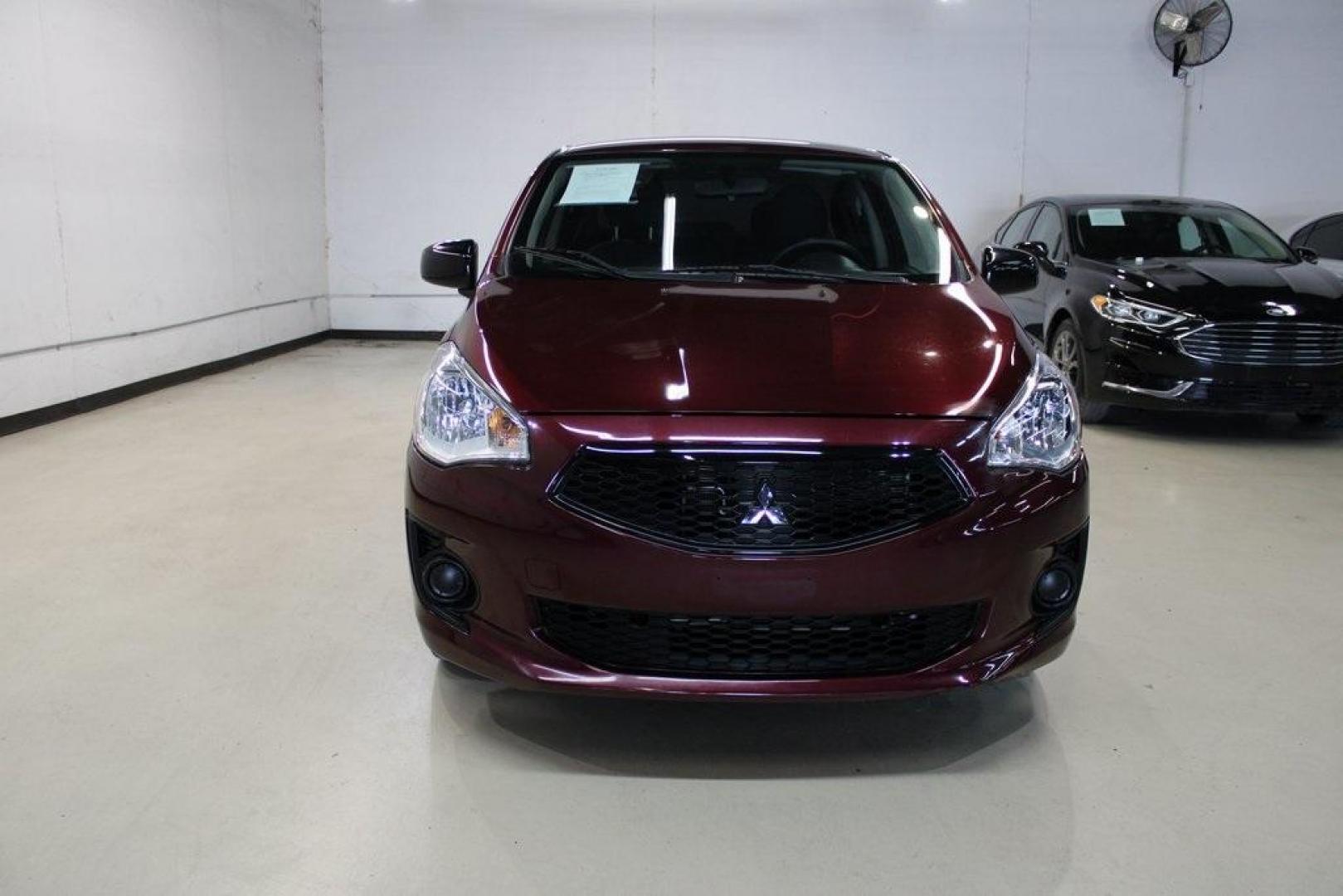 2020 Burgundy Mitsubishi Mirage G4 LE (ML32F4FJ7LH) with an 1.2L 3-Cylinder DOHC MIVEC engine, CVT transmission, located at 15300 Midway Rd., Addison, TX, 75001, (972) 702-0011, 32.958321, -96.838074 - Photo#3