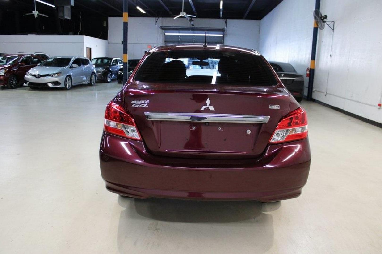 2020 Burgundy Mitsubishi Mirage G4 LE (ML32F4FJ7LH) with an 1.2L 3-Cylinder DOHC MIVEC engine, CVT transmission, located at 15300 Midway Rd., Addison, TX, 75001, (972) 702-0011, 32.958321, -96.838074 - Photo#5