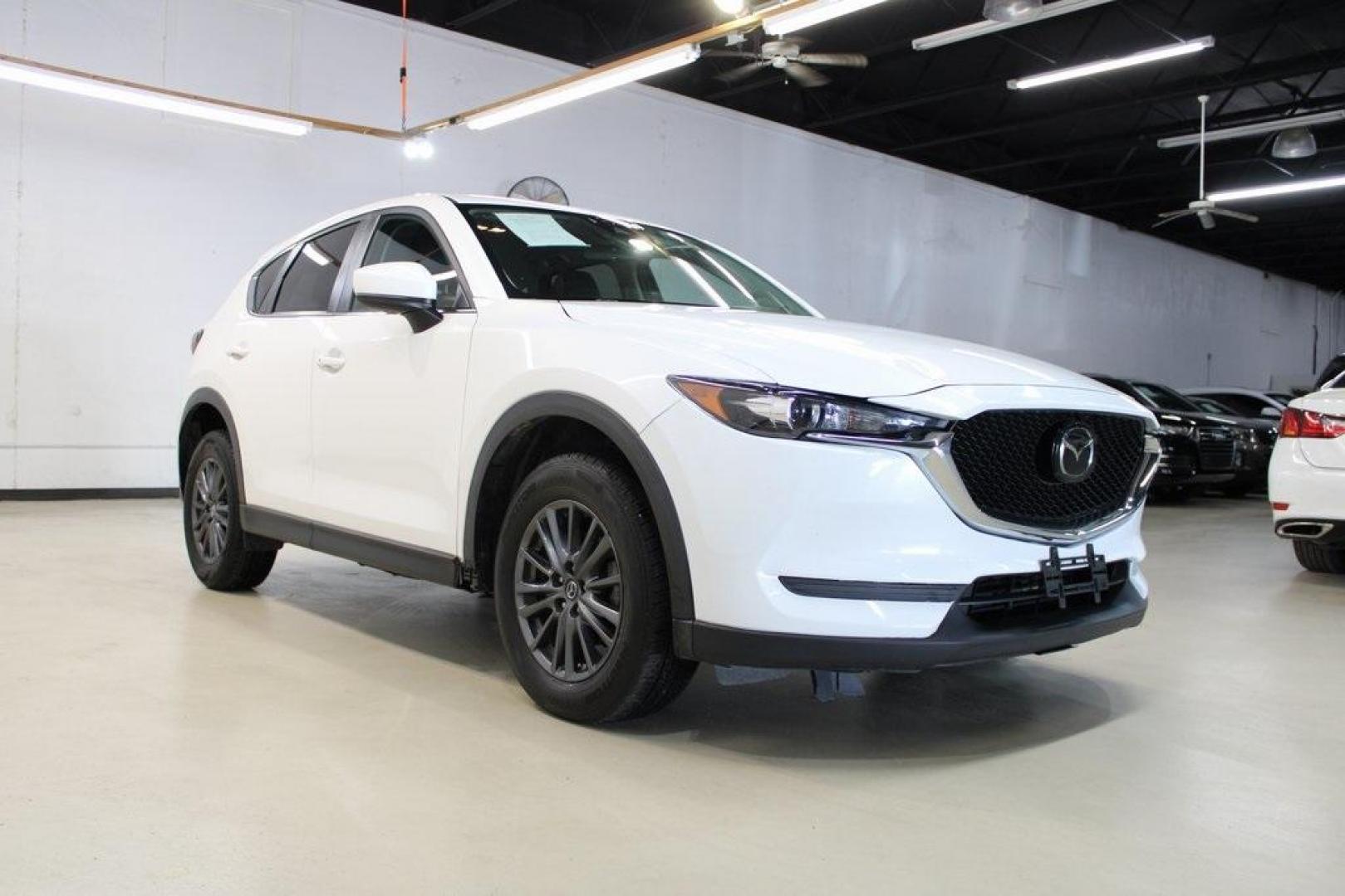 2019 Snowflake White Pearl Mica /Black Mazda CX-5 Touring (JM3KFACM9K1) with an SKYACTIV 2.5L 4-Cylinder DOHC 16V engine, Automatic transmission, located at 15300 Midway Rd., Addison, TX, 75001, (972) 702-0011, 32.958321, -96.838074 - Photo#1