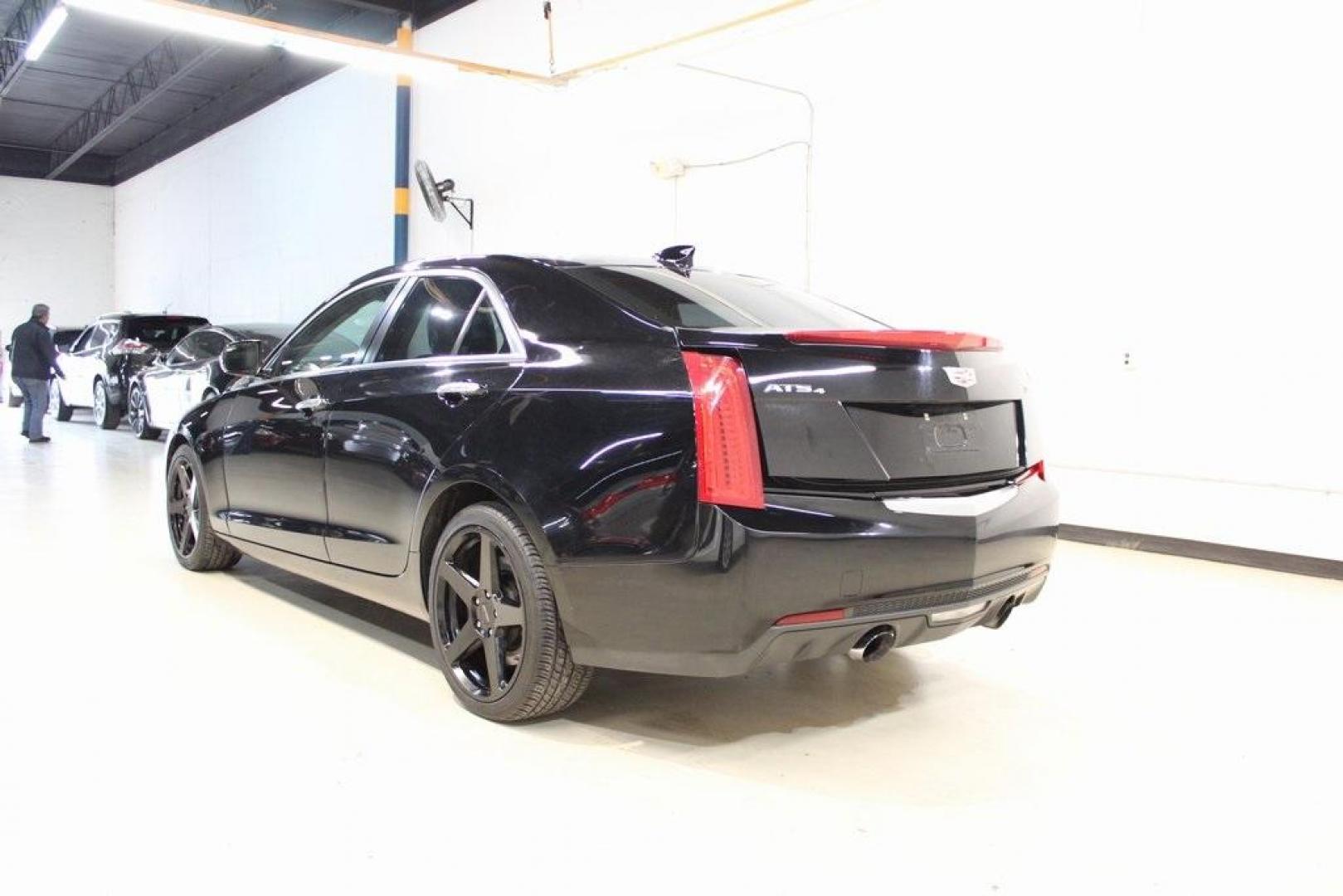 2016 Black Raven /Jet Black With Jet Black Accents Cadillac ATS 2.0L Turbo (1G6AG5RX9G0) with an 2.0L Turbo I4 DI DOHC VVT engine, Automatic transmission, located at 15300 Midway Rd., Addison, TX, 75001, (972) 702-0011, 32.958321, -96.838074 - Photo#3