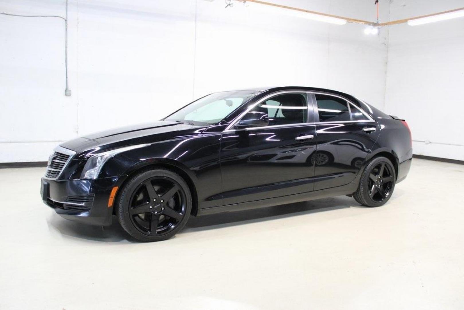 2016 Black Raven /Jet Black With Jet Black Accents Cadillac ATS 2.0L Turbo (1G6AG5RX9G0) with an 2.0L Turbo I4 DI DOHC VVT engine, Automatic transmission, located at 15300 Midway Rd., Addison, TX, 75001, (972) 702-0011, 32.958321, -96.838074 - Photo#4