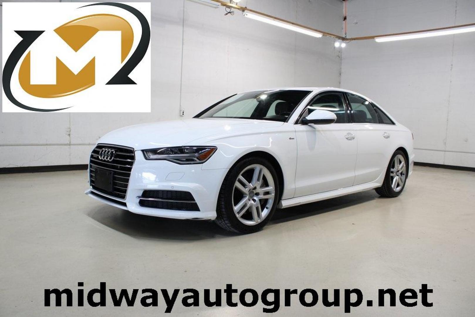 2016 White /Nougat Brown Audi A6 2.0T Premium Plus (WAUGFAFC3GN) with an 2.0L 4-Cylinder TFSI engine, Automatic transmission, located at 15300 Midway Rd., Addison, TX, 75001, (972) 702-0011, 32.958321, -96.838074 - HOME OF THE NO HAGGLE PRICE - WHOLESALE PRICES TO THE PUBLIC!! A6 2.0T Premium Plus quattro, 4D Sedan, 2.0L 4-Cylinder TFSI, 8-Speed Automatic with Tiptronic, quattro, White, Leather.<br><br>White 2016 Audi A6 2.0T Premium Plus<br><br>Recent Arrival! 22/32 City/Highway MPG<br><br>Awards:<br> * JD P - Photo#0