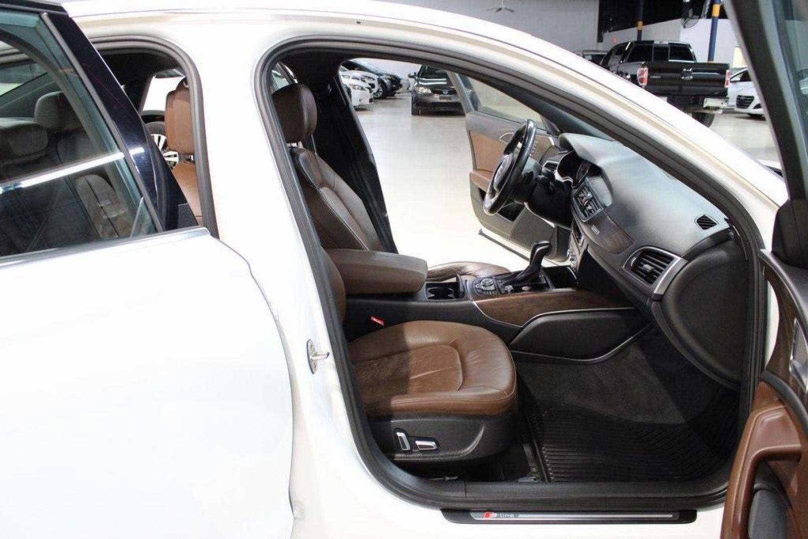 2016 White /Nougat Brown Audi A6 2.0T Premium Plus (WAUGFAFC3GN) with an 2.0L 4-Cylinder TFSI engine, Automatic transmission, located at 15300 Midway Rd., Addison, TX, 75001, (972) 702-0011, 32.958321, -96.838074 - HOME OF THE NO HAGGLE PRICE - WHOLESALE PRICES TO THE PUBLIC!! A6 2.0T Premium Plus quattro, 4D Sedan, 2.0L 4-Cylinder TFSI, 8-Speed Automatic with Tiptronic, quattro, White, Leather.<br><br>White 2016 Audi A6 2.0T Premium Plus<br><br>Recent Arrival! 22/32 City/Highway MPG<br><br>Awards:<br> * JD P - Photo#15