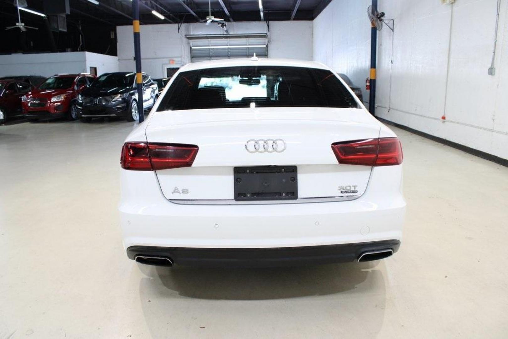 2017 White /Nougat Brown Audi A6 3.0T Premium Plus (WAUF2AFC1HN) with an 3.0L V6 Turbocharged DOHC 24V LEV3-ULEV125 333hp engine, Automatic transmission, located at 15300 Midway Rd., Addison, TX, 75001, (972) 702-0011, 32.958321, -96.838074 - Photo#7