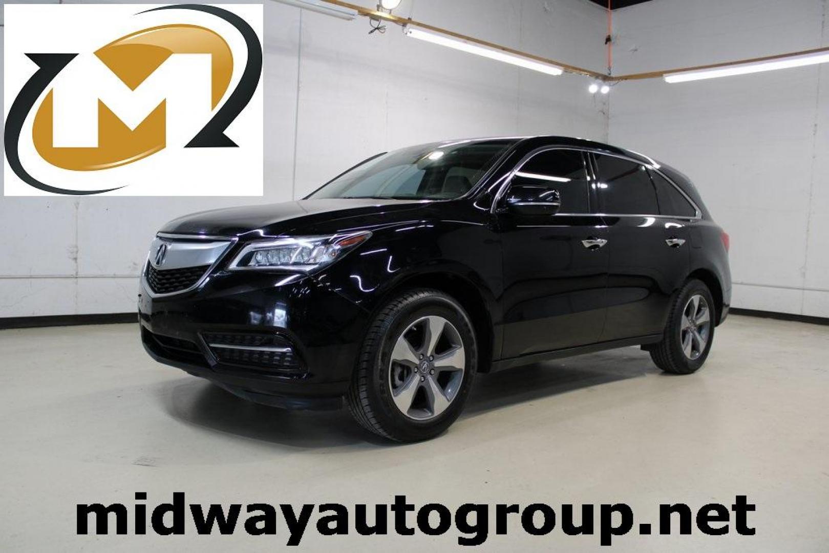 2014 Crystal Black Pearl /Ebony Acura MDX 3.5L (5FRYD3H22EB) with an 3.5L V6 SOHC i-VTEC 24V engine, Automatic transmission, located at 15300 Midway Rd., Addison, TX, 75001, (972) 702-0011, 32.958321, -96.838074 - Photo#0