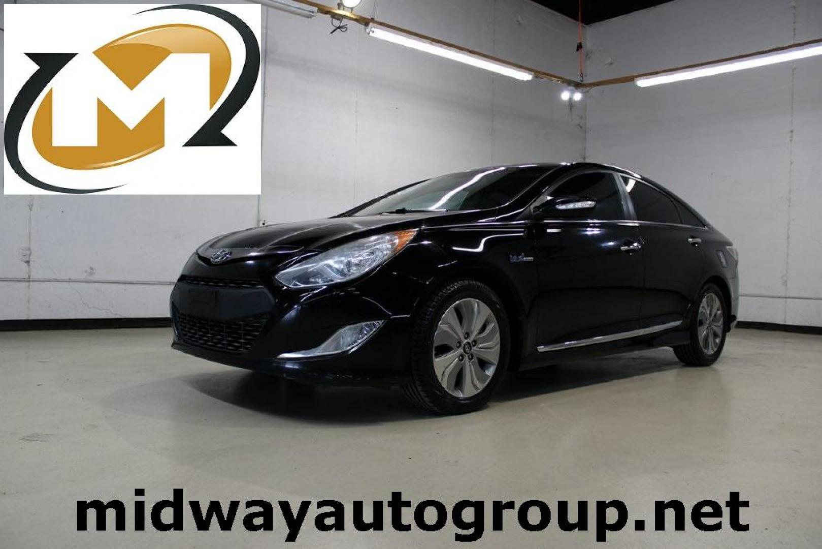 2014 Black Onyx Pearl /Camel Hyundai Sonata Hybrid Limited (KMHEC4A46EA) with an 2.4L 4-Cylinder Atkinson-Cycle Hybrid engine, Automatic transmission, located at 15300 Midway Rd., Addison, TX, 75001, (972) 702-0011, 32.958321, -96.838074 - HOME OF THE NO HAGGLE PRICE - WHOLESALE PRICES TO THE PUBLIC!! Sonata Hybrid Limited, 4D Sedan, 2.4L 4-Cylinder Atkinson-Cycle Hybrid, 6-Speed Automatic with Shiftronic, FWD, Black Onyx Pearl, Camel Leather.<br><br>Black Onyx Pearl 2014 Hyundai Sonata Hybrid Limited<br><br>Recent Arrival! 36/40 City - Photo#0