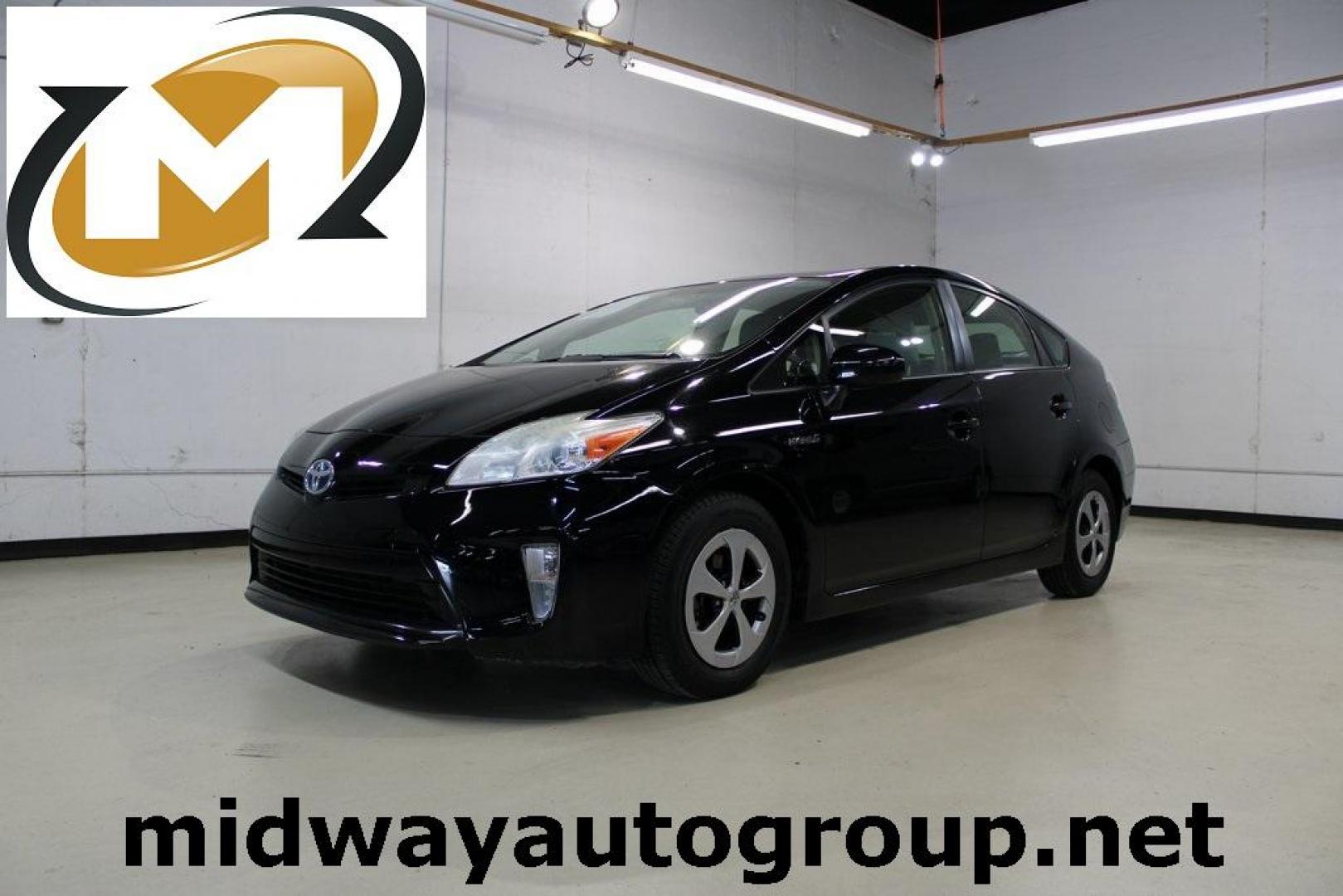 2013 Black /Bisque Toyota Prius Two (JTDKN3DU8D5) with an 1.8L 4-Cylinder DOHC 16V VVT-i engine, CVT transmission, located at 15300 Midway Rd., Addison, TX, 75001, (972) 702-0011, 32.958321, -96.838074 - Photo#0