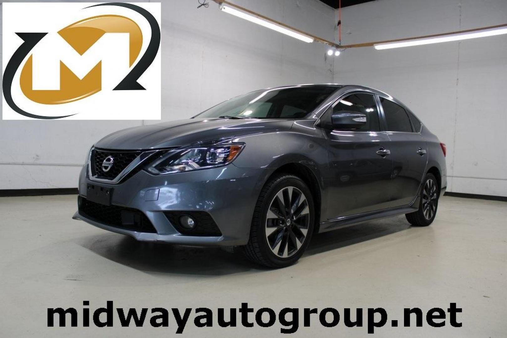 2019 Gun Metallic /Charcoal Nissan Sentra SR (3N1AB7AP0KY) with an 1.8L 4-Cylinder DOHC 16V engine, CVT transmission, located at 15300 Midway Rd., Addison, TX, 75001, (972) 702-0011, 32.958321, -96.838074 - Photo#0