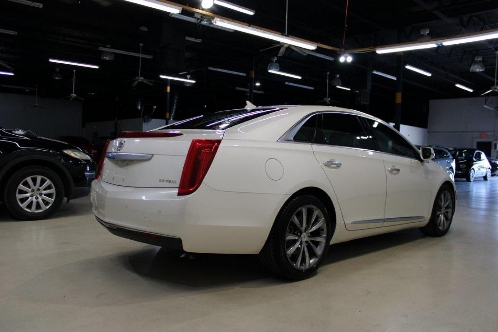 2013 White Diamond Tricoat /Shale/Cocoa Cadillac XTS Base (2G61N5S32D9) with an 3.6L V6 DGI DOHC VVT engine, Automatic transmission, located at 15300 Midway Rd., Addison, TX, 75001, (972) 702-0011, 32.958321, -96.838074 - Photo#2