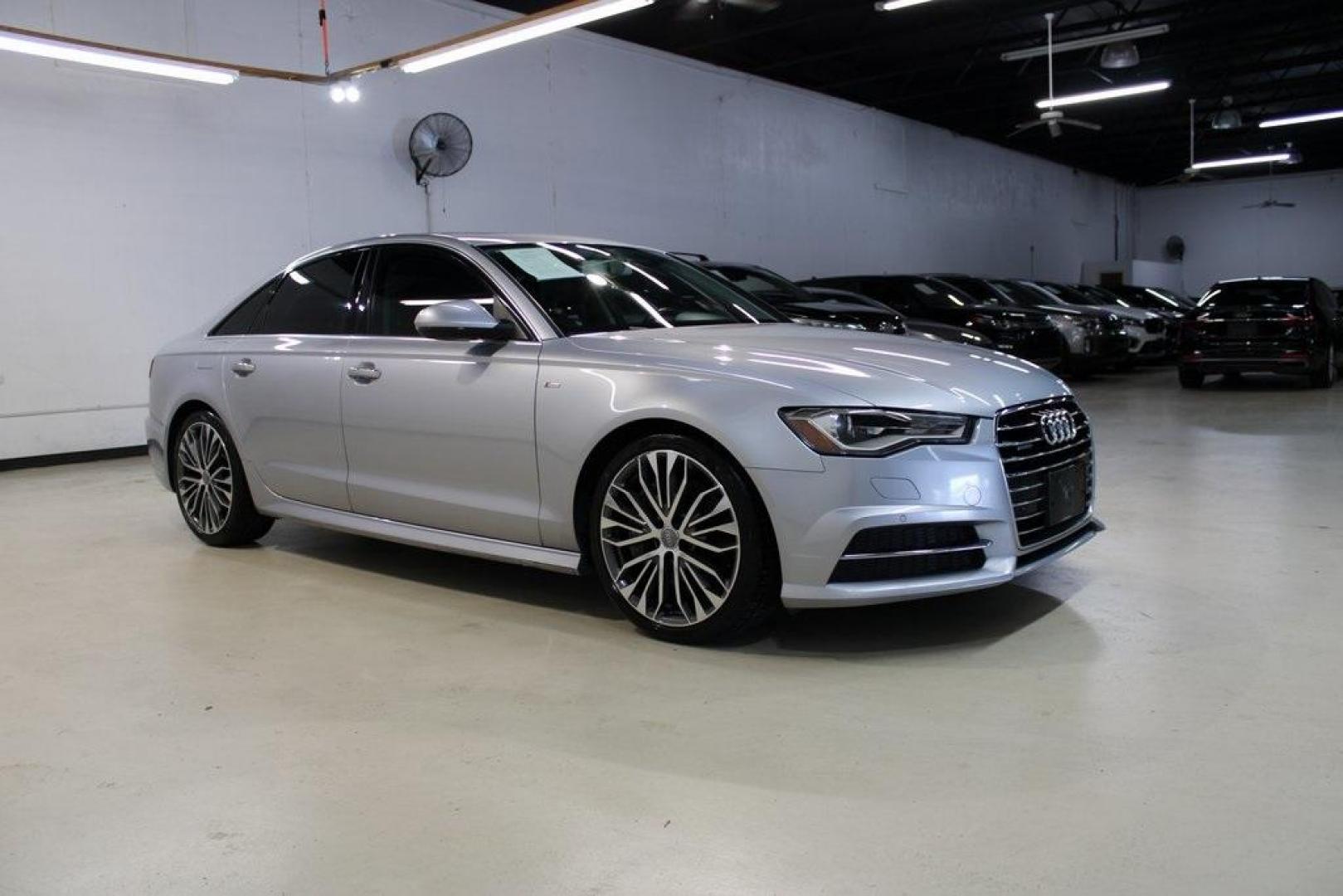 2016 Gray Metallic /Black Audi A6 2.0T Premium Plus (WAUGFAFC0GN) with an 2.0L 4-Cylinder TFSI engine, Automatic transmission, located at 15300 Midway Rd., Addison, TX, 75001, (972) 702-0011, 32.958321, -96.838074 - Photo#6