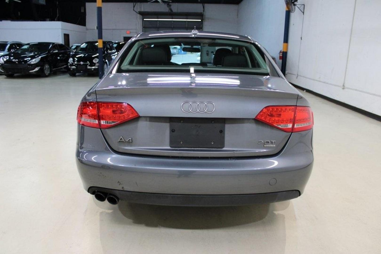 2012 Monsoon Gray Metallic /Black Audi A4 2.0T Premium (WAUBFAFL2CN) with an 2.0L 4-Cylinder TFSI DOHC engine, Automatic transmission, located at 15300 Midway Rd., Addison, TX, 75001, (972) 702-0011, 32.958321, -96.838074 - HOME OF THE NO HAGGLE PRICE - WHOLESALE PRICES TO THE PUBLIC!! A4 2.0T Premium quattro, 4D Sedan, 2.0L 4-Cylinder TFSI DOHC, 8-Speed Automatic with Tiptronic, quattro, Gray, Black Leather.<br><br>Gray 2012 Audi A4 2.0T Premium<br><br>Recent Arrival! 21/29 City/Highway MPG<br><br>Awards:<br> * 2012 - Photo#9