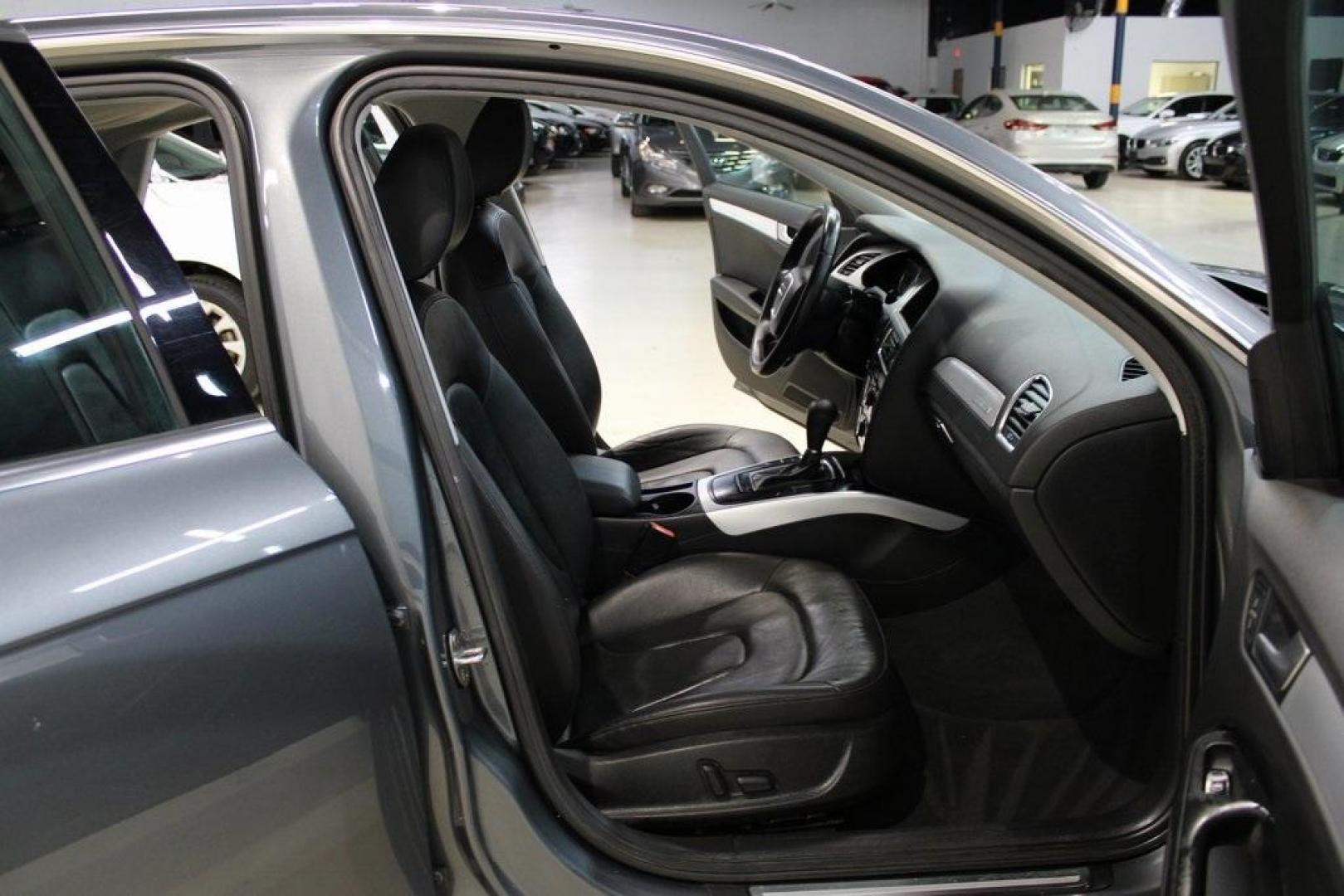 2012 Monsoon Gray Metallic /Black Audi A4 2.0T Premium (WAUBFAFL2CN) with an 2.0L 4-Cylinder TFSI DOHC engine, Automatic transmission, located at 15300 Midway Rd., Addison, TX, 75001, (972) 702-0011, 32.958321, -96.838074 - HOME OF THE NO HAGGLE PRICE - WHOLESALE PRICES TO THE PUBLIC!! A4 2.0T Premium quattro, 4D Sedan, 2.0L 4-Cylinder TFSI DOHC, 8-Speed Automatic with Tiptronic, quattro, Gray, Black Leather.<br><br>Gray 2012 Audi A4 2.0T Premium<br><br>Recent Arrival! 21/29 City/Highway MPG<br><br>Awards:<br> * 2012 - Photo#16