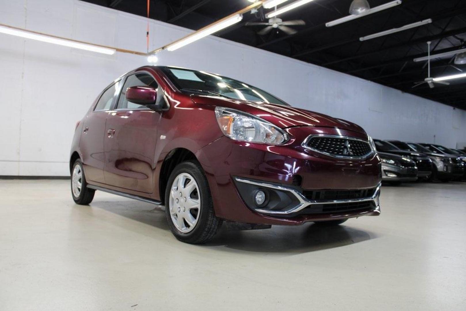 2018 Red /Dark Gray Mitsubishi Mirage ES (ML32A3HJ5JH) with an 1.2L 3-Cylinder DOHC MIVEC engine, CVT transmission, located at 15300 Midway Rd., Addison, TX, 75001, (972) 702-0011, 32.958321, -96.838074 - HOME OF THE NO HAGGLE PRICE - WHOLESALE PRICES TO THE PUBLIC!! Mirage ES, 4D Hatchback, 1.2L 3-Cylinder DOHC MIVEC, FWD, Red, Dark Gray Cloth. Odometer is 5139 miles below market average!<br><br>Red 2018 Mitsubishi Mirage ES<br><br><br>At Midway Auto Group, we strive to provide you with the best qua - Photo#1