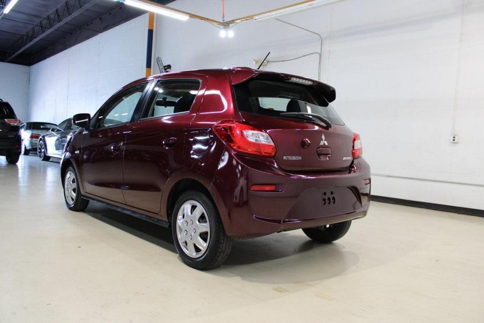 2018 Red /Dark Gray Mitsubishi Mirage ES (ML32A3HJ5JH) with an 1.2L 3-Cylinder DOHC MIVEC engine, CVT transmission, located at 15300 Midway Rd., Addison, TX, 75001, (972) 702-0011, 32.958321, -96.838074 - HOME OF THE NO HAGGLE PRICE - WHOLESALE PRICES TO THE PUBLIC!! Mirage ES, 4D Hatchback, 1.2L 3-Cylinder DOHC MIVEC, FWD, Red, Dark Gray Cloth. Odometer is 5139 miles below market average!<br><br>Red 2018 Mitsubishi Mirage ES<br><br><br>At Midway Auto Group, we strive to provide you with the best qua - Photo#3