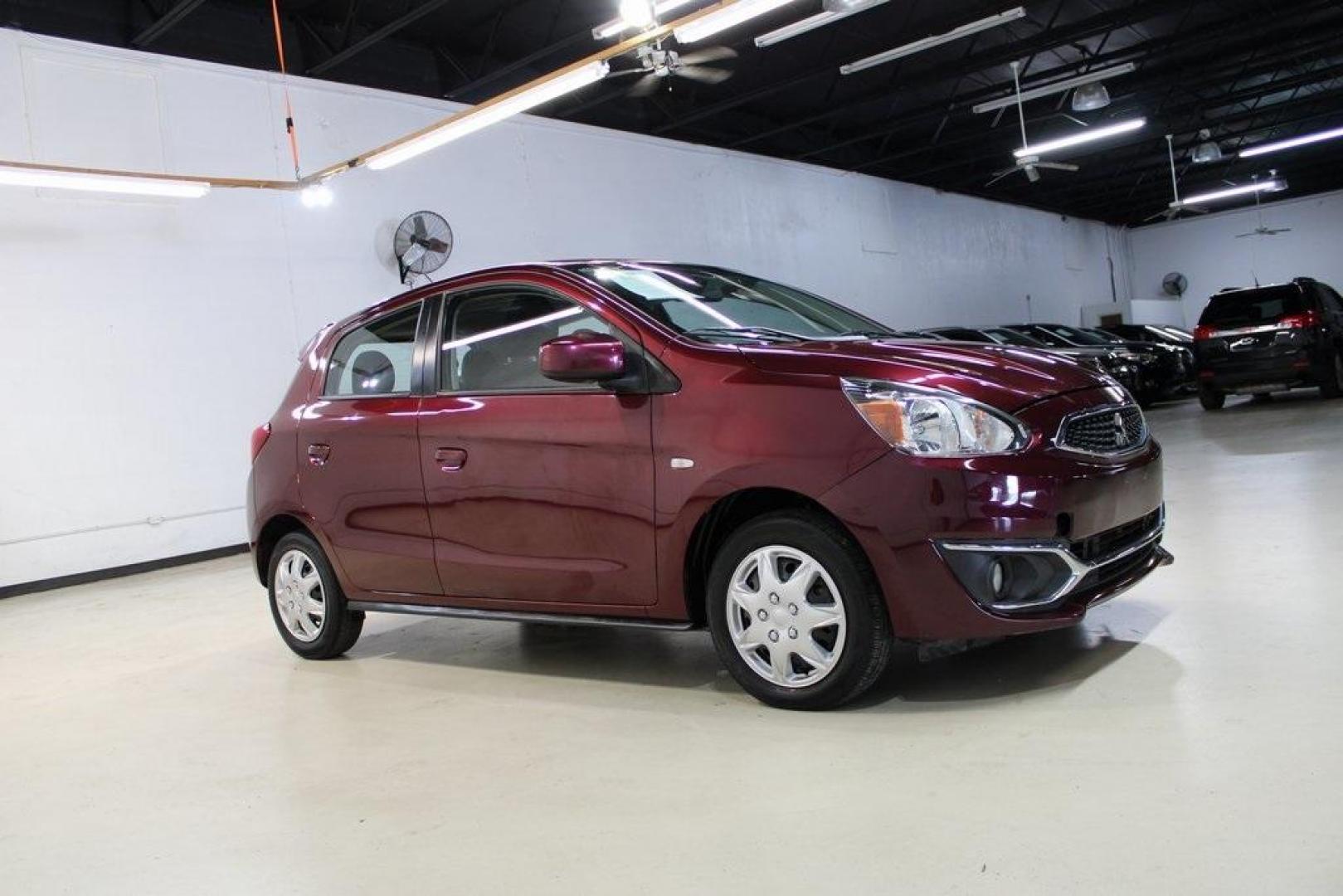 2018 Red /Dark Gray Mitsubishi Mirage ES (ML32A3HJ5JH) with an 1.2L 3-Cylinder DOHC MIVEC engine, CVT transmission, located at 15300 Midway Rd., Addison, TX, 75001, (972) 702-0011, 32.958321, -96.838074 - HOME OF THE NO HAGGLE PRICE - WHOLESALE PRICES TO THE PUBLIC!! Mirage ES, 4D Hatchback, 1.2L 3-Cylinder DOHC MIVEC, FWD, Red, Dark Gray Cloth. Odometer is 5139 miles below market average!<br><br>Red 2018 Mitsubishi Mirage ES<br><br><br>At Midway Auto Group, we strive to provide you with the best qua - Photo#5