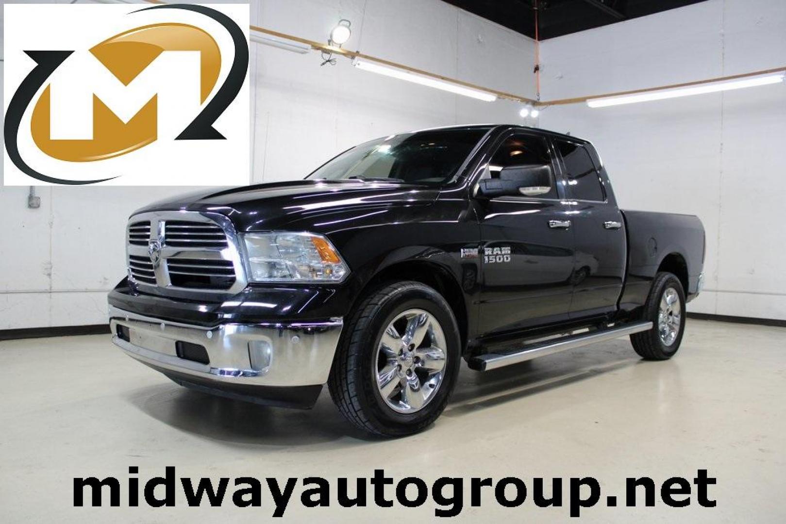 2016 Brilliant Black Crystal Pearlcoat /Diesel Gray/Black Ram 1500 Big Horn (1C6RR7GTXGS) with an HEMI 5.7L V8 Multi Displacement VVT engine, Automatic transmission, located at 15300 Midway Rd., Addison, TX, 75001, (972) 702-0011, 32.958321, -96.838074 - HOME OF THE NO HAGGLE PRICE - WHOLESALE PRICES TO THE PUBLIC!! 1500 Big Horn, 4D Quad Cab, HEMI 5.7L V8 Multi Displacement VVT, 8-Speed Automatic, 4WD, Brilliant Black Crystal Pearlcoat, Diesel Gray/Black Cloth.<br><br>Brilliant Black Crystal Pearlcoat 2016 Ram 1500 Big Horn<br><br>Recent Arrival!<b - Photo#0