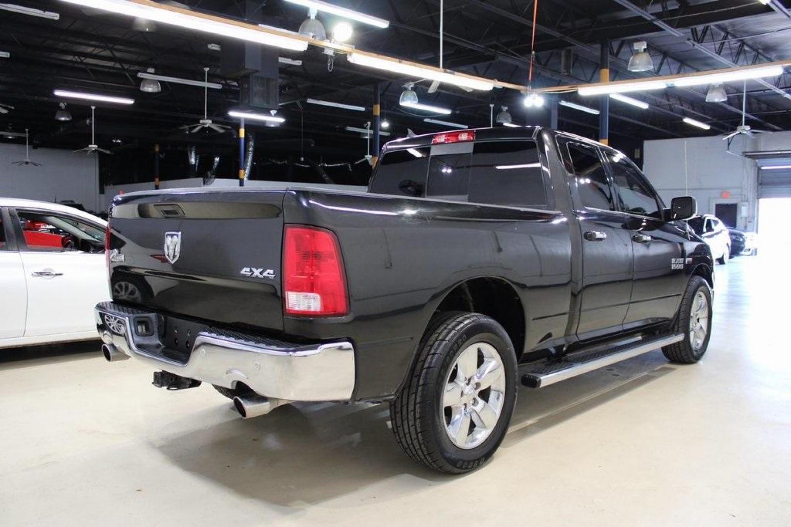 2016 Brilliant Black Crystal Pearlcoat /Diesel Gray/Black Ram 1500 Big Horn (1C6RR7GTXGS) with an HEMI 5.7L V8 Multi Displacement VVT engine, Automatic transmission, located at 15300 Midway Rd., Addison, TX, 75001, (972) 702-0011, 32.958321, -96.838074 - HOME OF THE NO HAGGLE PRICE - WHOLESALE PRICES TO THE PUBLIC!! 1500 Big Horn, 4D Quad Cab, HEMI 5.7L V8 Multi Displacement VVT, 8-Speed Automatic, 4WD, Brilliant Black Crystal Pearlcoat, Diesel Gray/Black Cloth.<br><br>Brilliant Black Crystal Pearlcoat 2016 Ram 1500 Big Horn<br><br>Recent Arrival!<b - Photo#2