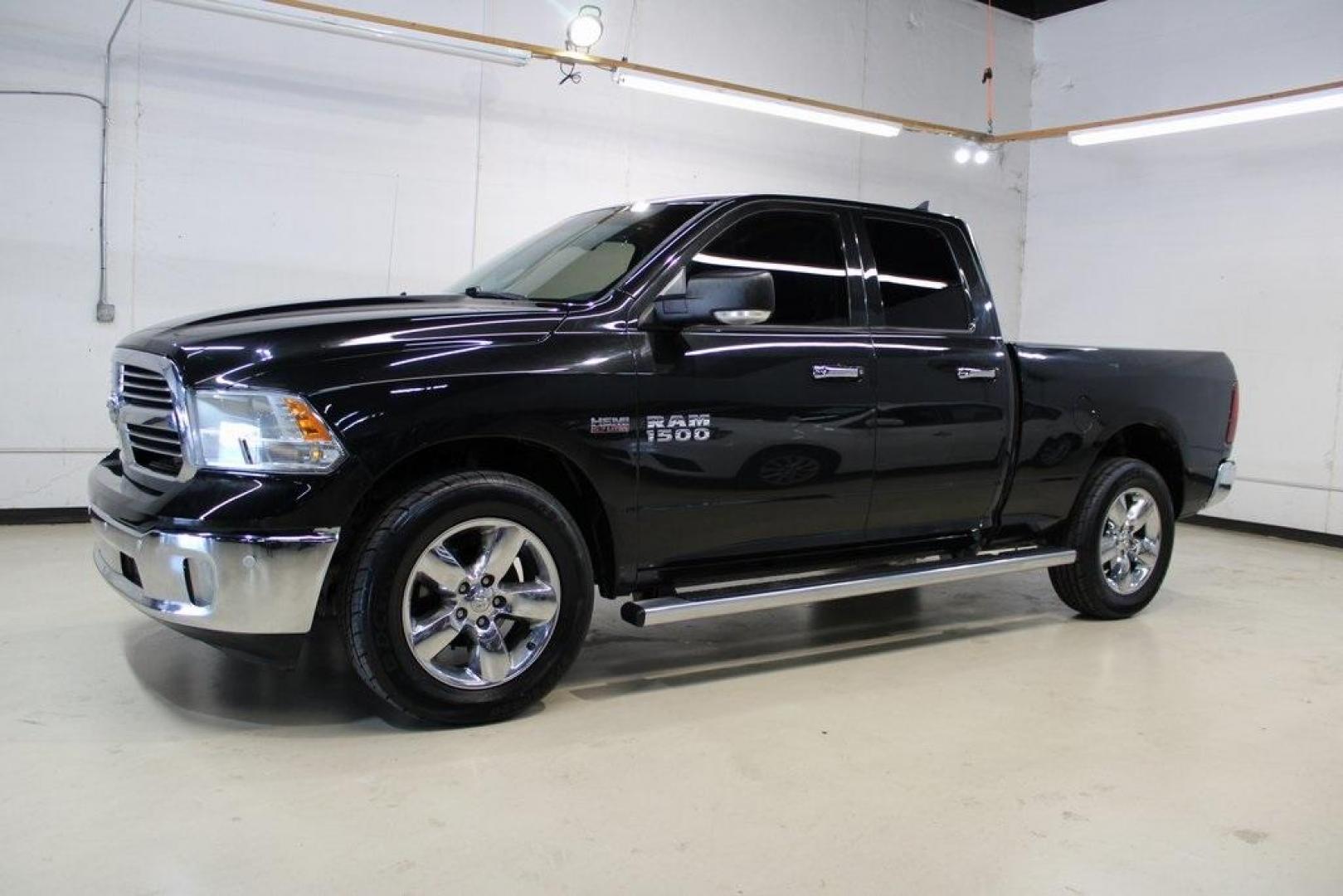 2016 Brilliant Black Crystal Pearlcoat /Diesel Gray/Black Ram 1500 Big Horn (1C6RR7GTXGS) with an HEMI 5.7L V8 Multi Displacement VVT engine, Automatic transmission, located at 15300 Midway Rd., Addison, TX, 75001, (972) 702-0011, 32.958321, -96.838074 - HOME OF THE NO HAGGLE PRICE - WHOLESALE PRICES TO THE PUBLIC!! 1500 Big Horn, 4D Quad Cab, HEMI 5.7L V8 Multi Displacement VVT, 8-Speed Automatic, 4WD, Brilliant Black Crystal Pearlcoat, Diesel Gray/Black Cloth.<br><br>Brilliant Black Crystal Pearlcoat 2016 Ram 1500 Big Horn<br><br>Recent Arrival!<b - Photo#4