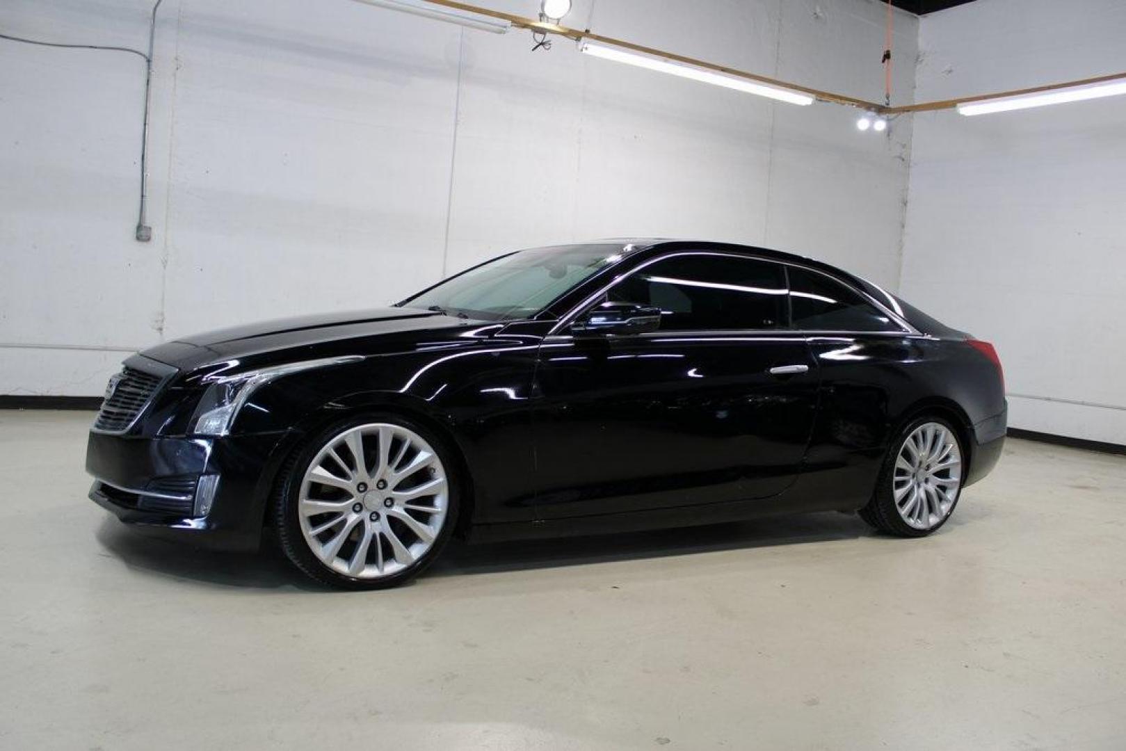 2017 Black Raven /Jet Black With Jet Black Accents Cadillac ATS 3.6L Premium Luxury (1G6AE1RSXH0) with an 3.6L V6 SIDI DOHC VVT engine, Automatic transmission, located at 15300 Midway Rd., Addison, TX, 75001, (972) 702-0011, 32.958321, -96.838074 - HOME OF THE NO HAGGLE PRICE - WHOLESALE PRICES TO THE PUBLIC!! ATS 3.6L Premium Luxury, 2D Coupe, 3.6L V6 SIDI DOHC VVT, 8-Speed Automatic, RWD, Black Raven, Jet Black With Jet Black Accents Leather.<br><br>Black Raven 2017 Cadillac ATS 3.6L Premium Luxury<br><br>20/30 City/Highway MPG<br><br><br>At - Photo#3