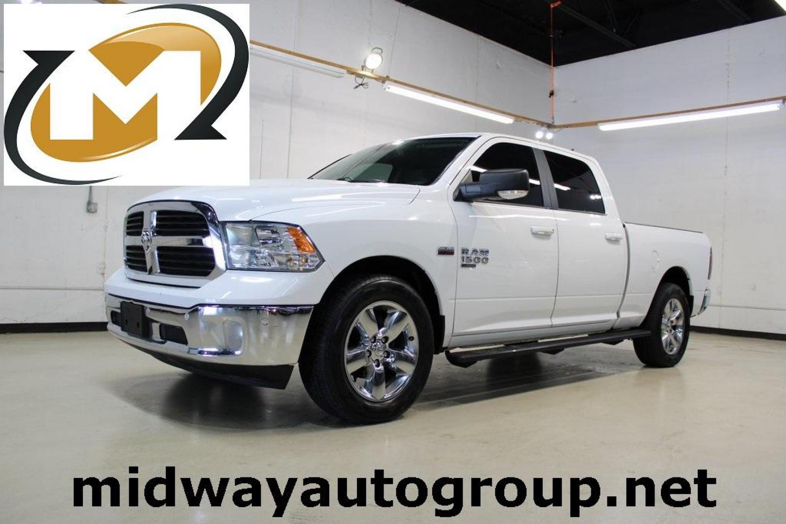 2019 Bright White Clearcoat /Black Ram 1500 Classic Big Horn (1C6RR6TT6KS) with an HEMI 5.7L V8 Multi Displacement VVT engine, Automatic transmission, located at 15300 Midway Rd., Addison, TX, 75001, (972) 702-0011, 32.958321, -96.838074 - Photo#0