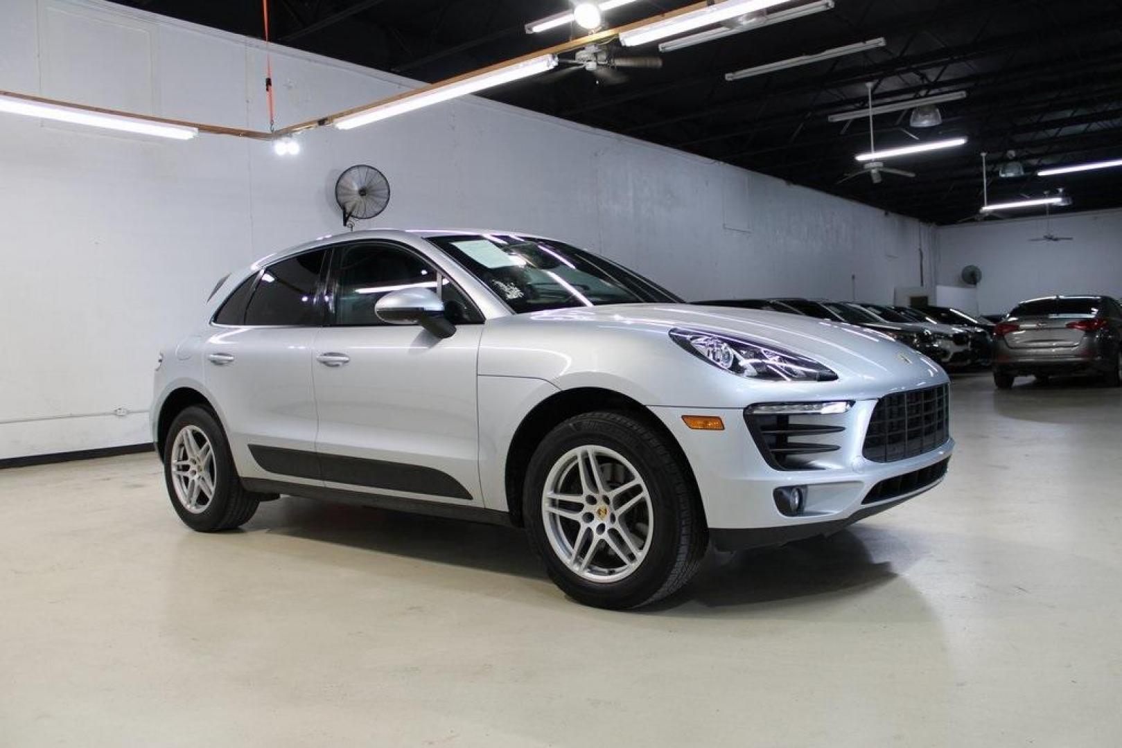 2017 Rhodium Silver Metallic /Black Porsche Macan Base (WP1AA2A58HL) with an 2.0L I4 engine, Automatic transmission, located at 15300 Midway Rd., Addison, TX, 75001, (972) 702-0011, 32.958321, -96.838074 - HOME OF THE NO HAGGLE PRICE - WHOLESALE PRICES TO THE PUBLIC!! 4D Sport Utility, 2.0L I4, 7-Speed Porsche Doppelkupplung (PDK), AWD, Silver, Black Leather.<br><br>Silver 2017 Porsche Macan<br><br>Recent Arrival!<br><br>Awards:<br> * JD Power Initial Quality Study (IQS) * JD Power Automotive Perfo - Photo#6