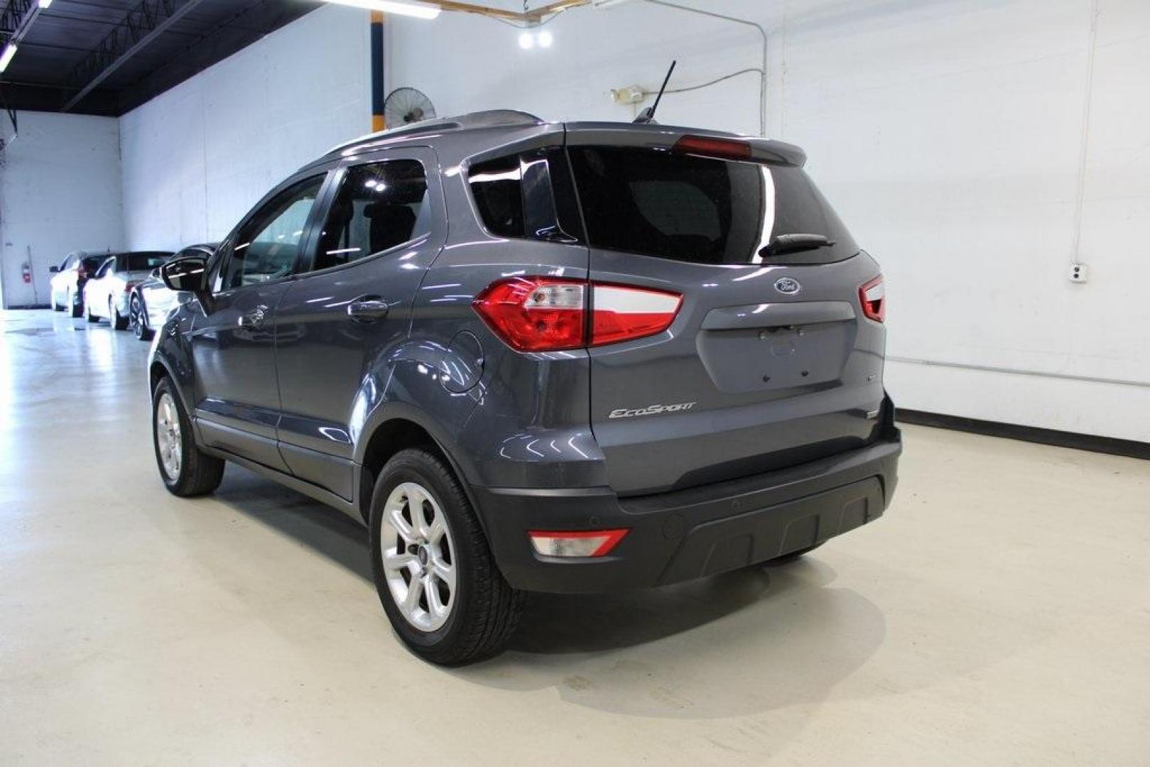 2018 Smoke /Ebony Black Ford EcoSport SE (MAJ3P1TEXJC) with an EcoBoost 1.0L I3 GTDi DOHC Turbocharged VCT engine, Automatic transmission, located at 15300 Midway Rd., Addison, TX, 75001, (972) 702-0011, 32.958321, -96.838074 - Photo#4