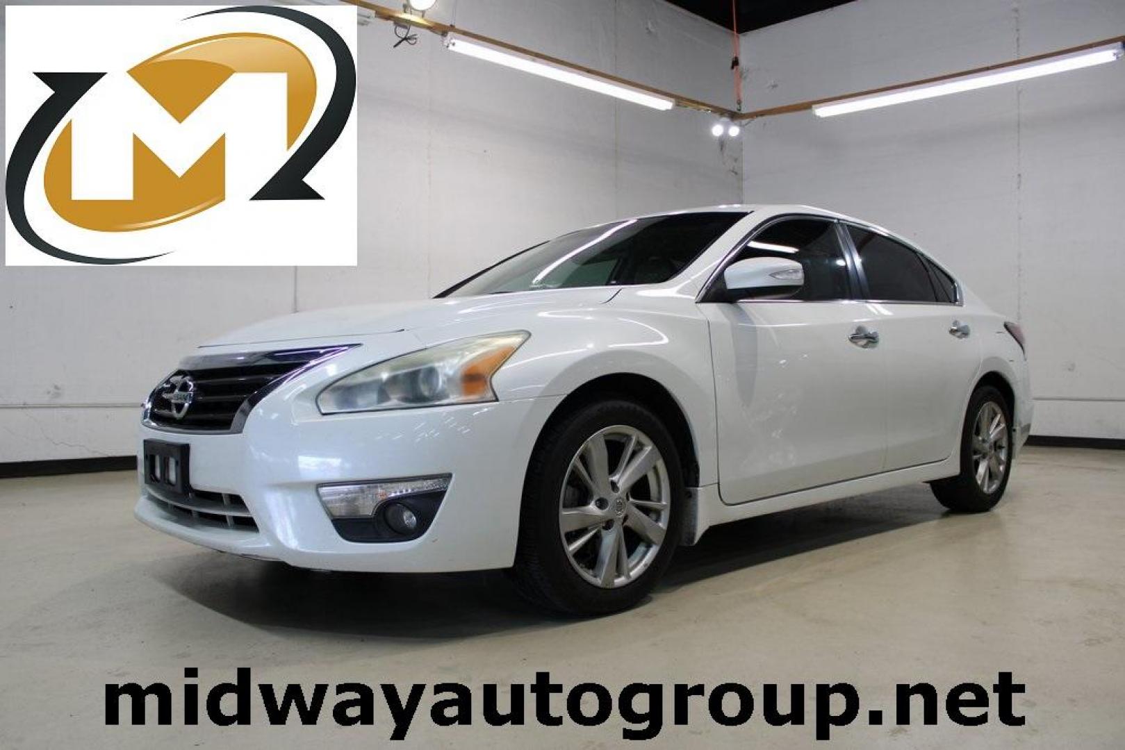 2014 Pearl White /Beige Nissan Altima 2.5 SL (1N4AL3AP1EN) with an 2.5L I4 DOHC 16V engine, CVT transmission, located at 15300 Midway Rd., Addison, TX, 75001, (972) 702-0011, 32.958321, -96.838074 - HOME OF THE NO HAGGLE PRICE - WHOLESALE PRICES TO THE PUBLIC!! Altima 2.5 SL, 4D Sedan, 2.5L I4 DOHC 16V, CVT with Xtronic, FWD, Pearl White, Beige Cloth, ABS brakes, Alloy wheels, Compass, Electronic Stability Control, Front dual zone A/C, Heated door mirrors, Heated Front Bucket Seats, Heated fron - Photo#0