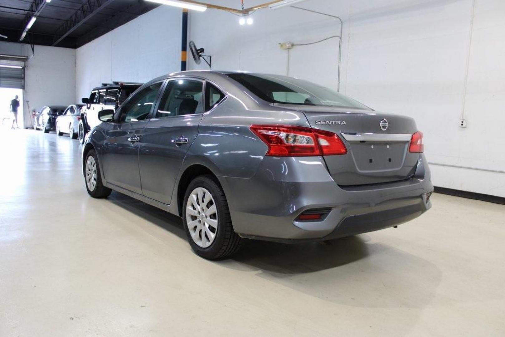 2019 Gun Metallic /Charcoal Nissan Sentra S (3N1AB7AP1KY) with an 1.8L 4-Cylinder DOHC 16V engine, CVT transmission, located at 15300 Midway Rd., Addison, TX, 75001, (972) 702-0011, 32.958321, -96.838074 - HOME OF THE NO HAGGLE PRICE - WHOLESALE PRICES TO THE PUBLIC!! Sentra S, 4D Sedan, 1.8L 4-Cylinder DOHC 16V, CVT with Xtronic, FWD, Gun Metallic, Charcoal Cloth.<br><br>Gun Metallic 2019 Nissan Sentra S<br><br>29/37 City/Highway MPG<br><br><br>At Midway Auto Group, we strive to provide you with the - Photo#3