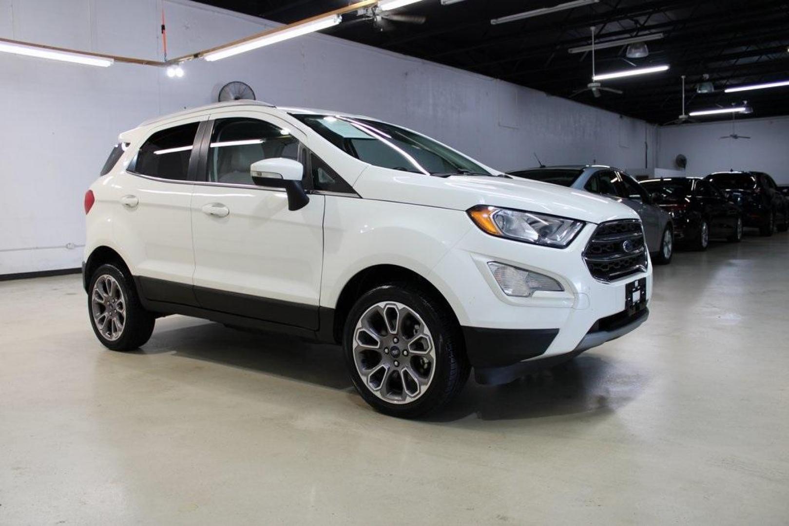 2020 White /Ebony Black Ford EcoSport Titanium (MAJ6S3KL4LC) with an 2.0L I4 Ti-VCT GDI engine, Automatic transmission, located at 15300 Midway Rd., Addison, TX, 75001, (972) 702-0011, 32.958321, -96.838074 - HOME OF THE NO HAGGLE PRICE - WHOLESALE PRICES TO THE PUBLIC!! EcoSport Titanium, 4D Sport Utility, 2.0L I4 Ti-VCT GDI, 6-Speed Automatic, 4WD, White, Ebony Black Leather.<br><br>White 2020 Ford EcoSport Titanium<br><br>Recent Arrival! 23/29 City/Highway MPG<br><br><br>At Midway Auto Group, we striv - Photo#6