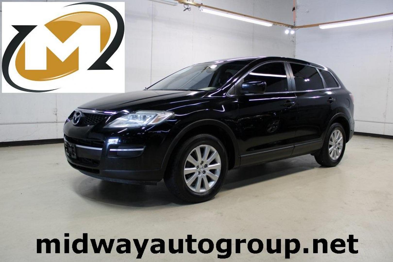 2008 Brilliant Black Clearcoat /Black Mazda CX-9 Touring (JM3TB28A280) with an 3.7L V6 DOHC 24V engine, Automatic transmission, located at 15300 Midway Rd., Addison, TX, 75001, (972) 702-0011, 32.958321, -96.838074 - Photo#0