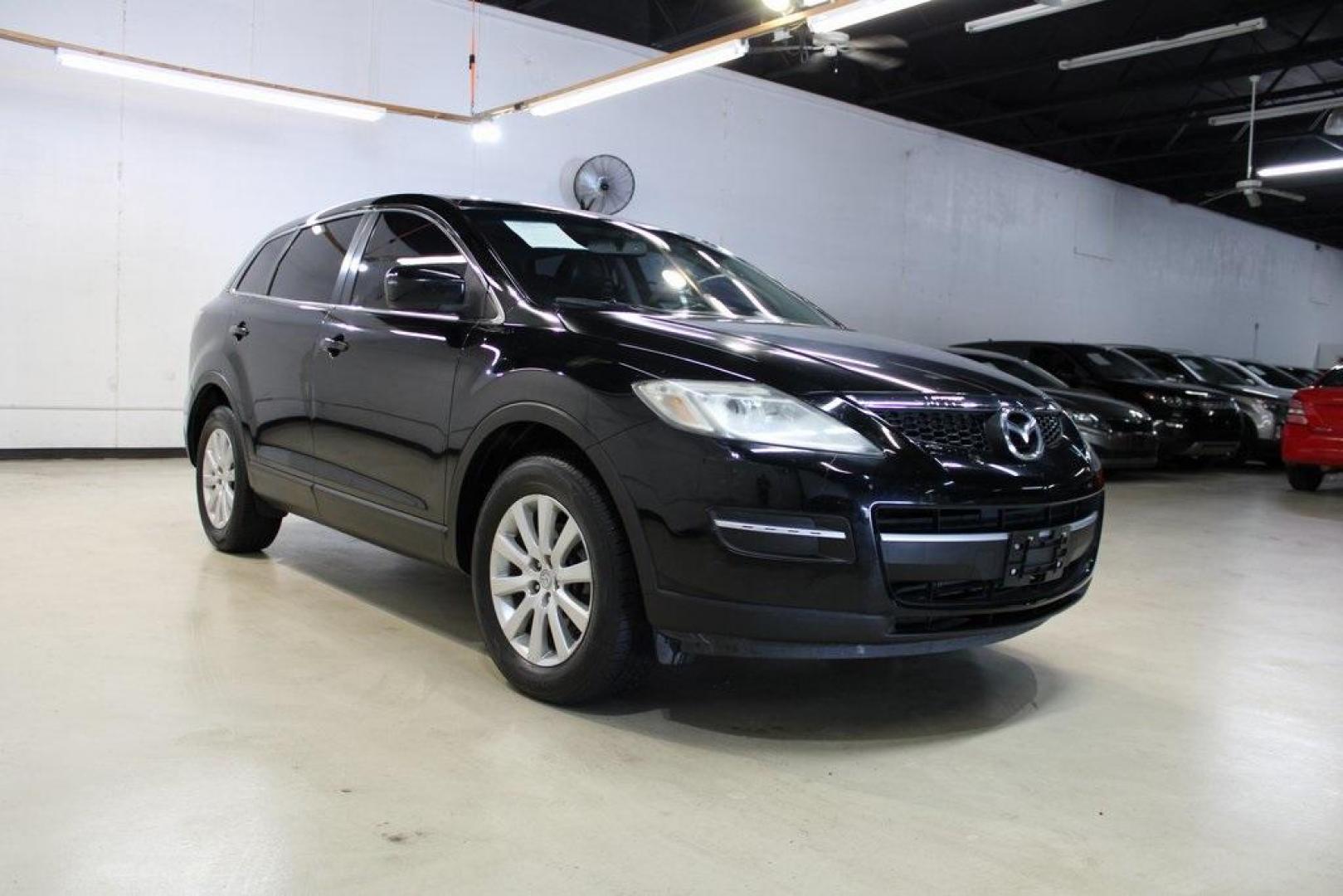 2008 Brilliant Black Clearcoat /Black Mazda CX-9 Touring (JM3TB28A280) with an 3.7L V6 DOHC 24V engine, Automatic transmission, located at 15300 Midway Rd., Addison, TX, 75001, (972) 702-0011, 32.958321, -96.838074 - Photo#1