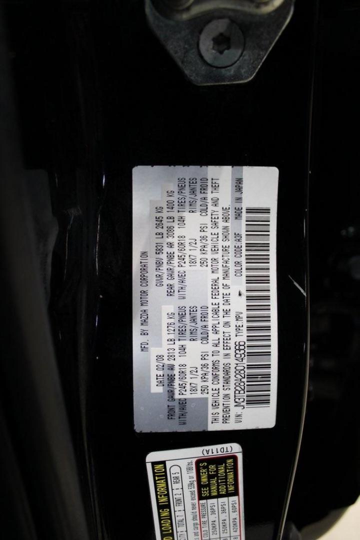 2008 Brilliant Black Clearcoat /Black Mazda CX-9 Touring (JM3TB28A280) with an 3.7L V6 DOHC 24V engine, Automatic transmission, located at 15300 Midway Rd., Addison, TX, 75001, (972) 702-0011, 32.958321, -96.838074 - Photo#30