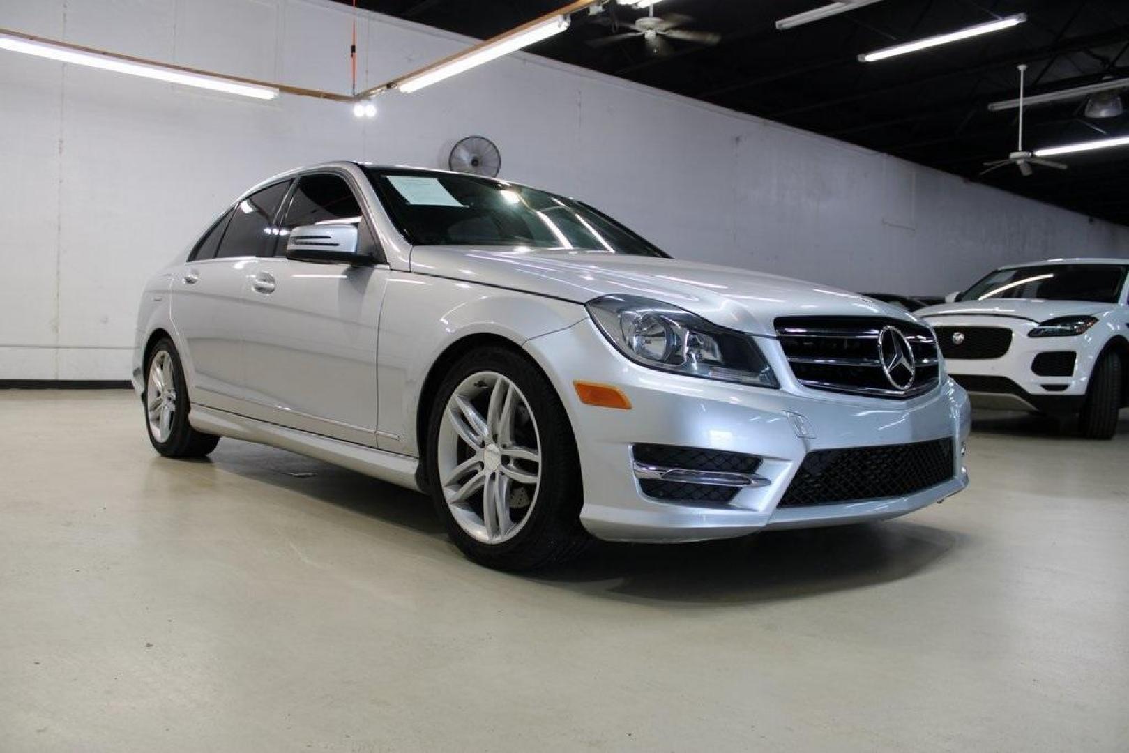 2014 Silver /Black Mercedes-Benz C-Class C 250 (WDDGF4HB8EA) with an 1.8L I4 DOHC 16V engine, Automatic transmission, located at 15300 Midway Rd., Addison, TX, 75001, (972) 702-0011, 32.958321, -96.838074 - Photo#1