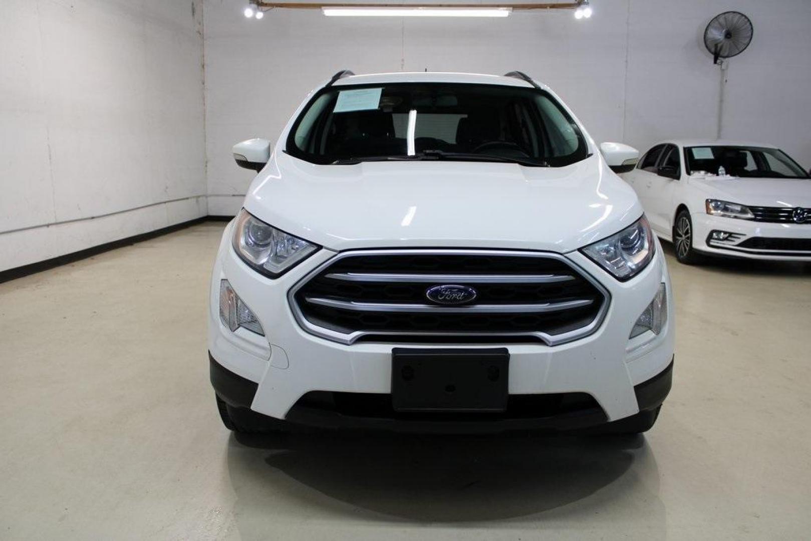 2019 Diamond White /Ebony Black Ford EcoSport SE (MAJ3S2GE8KC) with an EcoBoost 1.0L I3 GTDi DOHC Turbocharged VCT engine, Automatic transmission, located at 15300 Midway Rd., Addison, TX, 75001, (972) 702-0011, 32.958321, -96.838074 - HOME OF THE NO HAGGLE PRICE - WHOLESALE PRICES TO THE PUBLIC!! EcoSport SE, 4D Sport Utility, EcoBoost 1.0L I3 GTDi DOHC Turbocharged VCT, 6-Speed Automatic, FWD, Diamond White, Ebony Black Cloth.<br><br>Diamond White 2019 Ford EcoSport SE<br><br>Recent Arrival! 27/29 City/Highway MPG<br><br><br>At - Photo#5