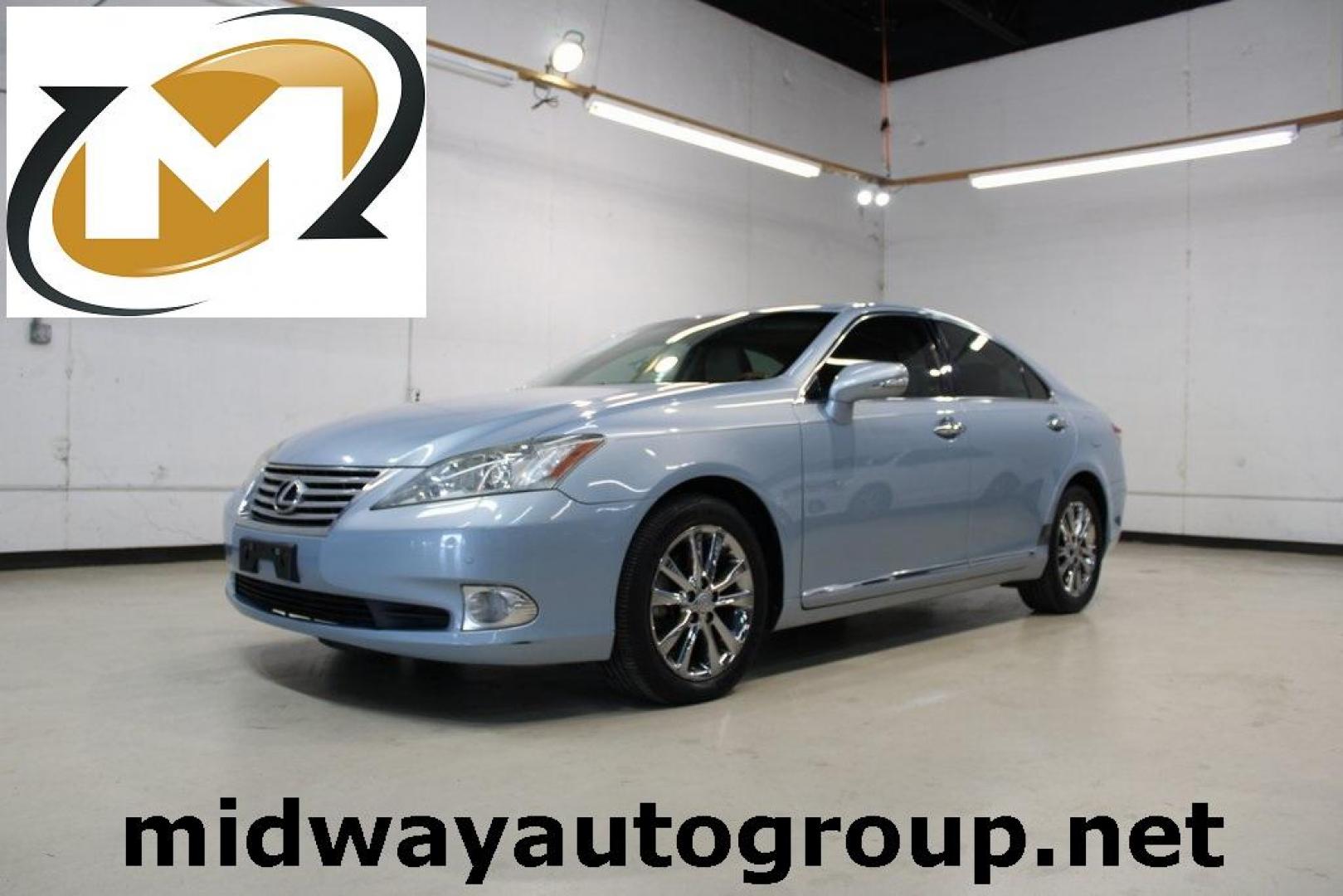 2010 Cerulean Blue Metallic /Parchment Lexus ES 350 (JTHBK1EG0A2) with an 3.5L V6 DOHC Dual VVT-i 24V engine, Automatic transmission, located at 15300 Midway Rd., Addison, TX, 75001, (972) 702-0011, 32.958321, -96.838074 - HOME OF THE NO HAGGLE PRICE - WHOLESALE PRICES TO THE PUBLIC!! ES 350, 4D Sedan, 3.5L V6 DOHC Dual VVT-i 24V, 6-Speed Automatic with Sequential Shift ECT-i, FWD, Blue, Parchment Leather. Priced below KBB Fair Purchase Price! Odometer is 44908 miles below market average!<br><br>Blue 2010 Lexus ES 350 - Photo#0